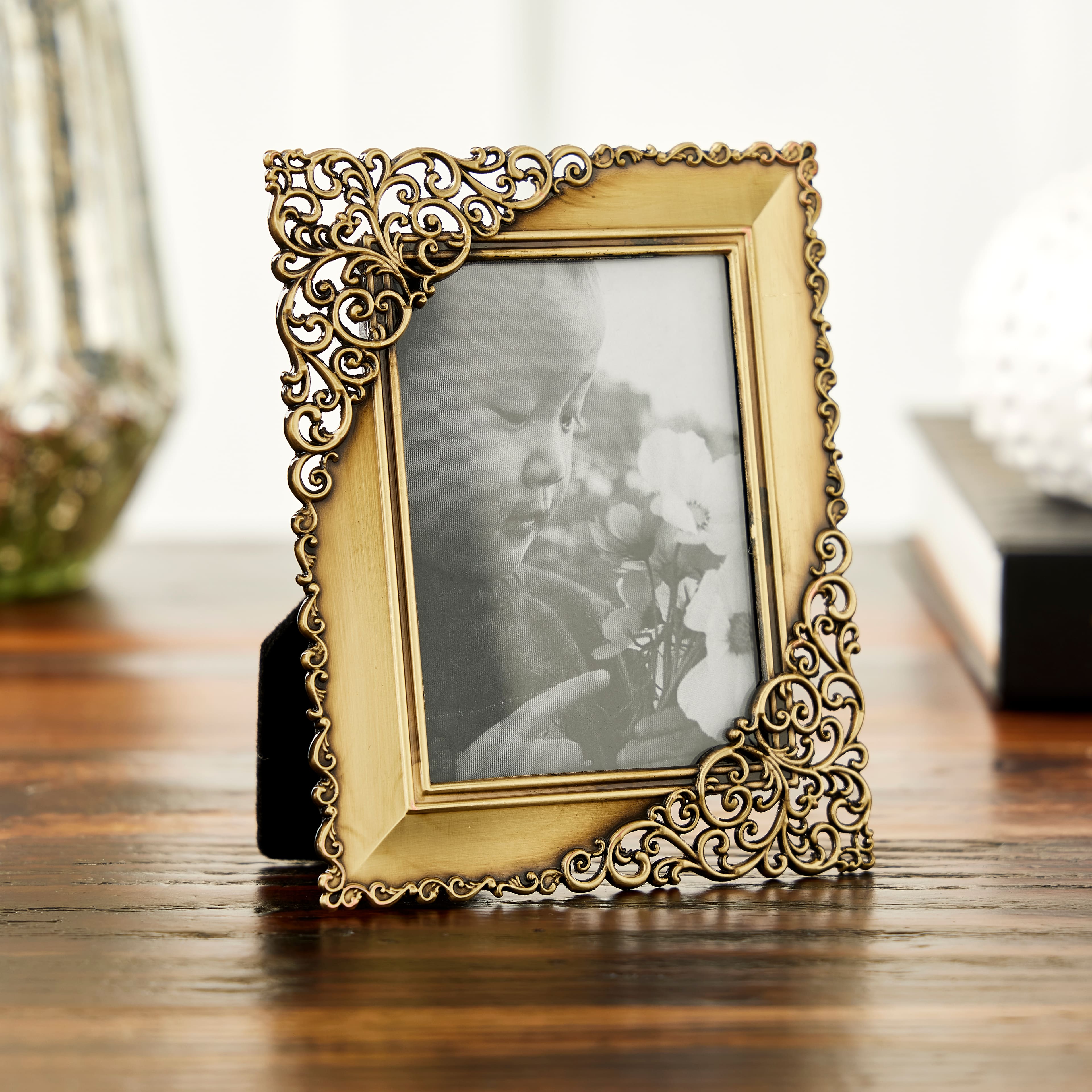 24 Pack: Antique Bronze Ornate 2.5" x 3.5" Mini Frame by Studio Décor®