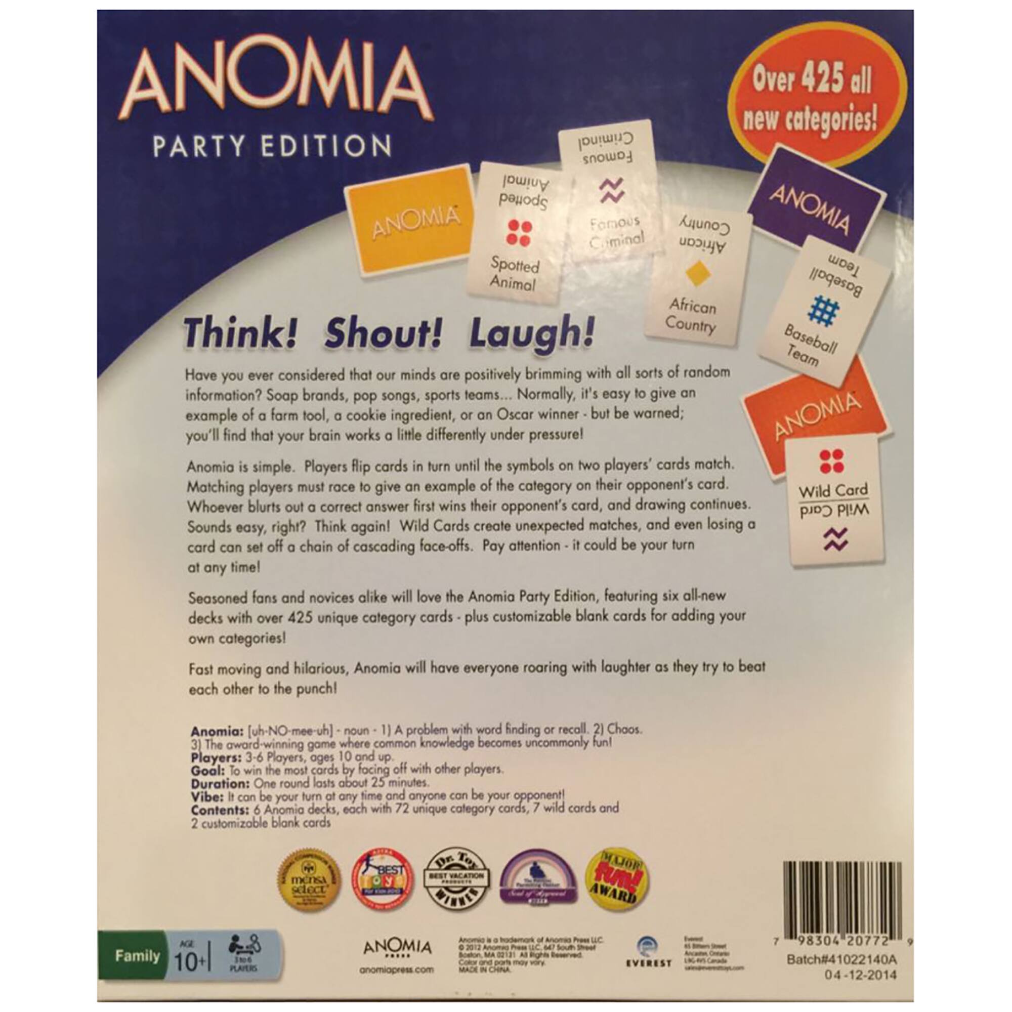 Everest Toys Anomia Party Pack