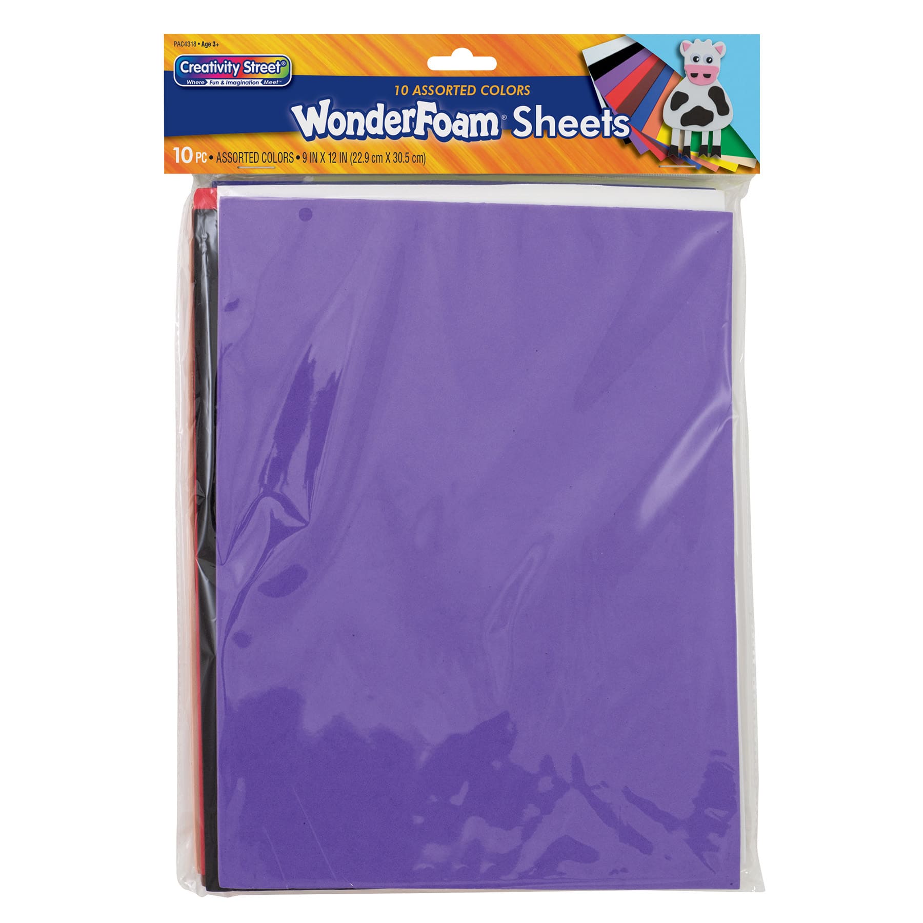 Creativity Street® WonderFoam® 9" x 12" Sheets, 3 Packs of 10