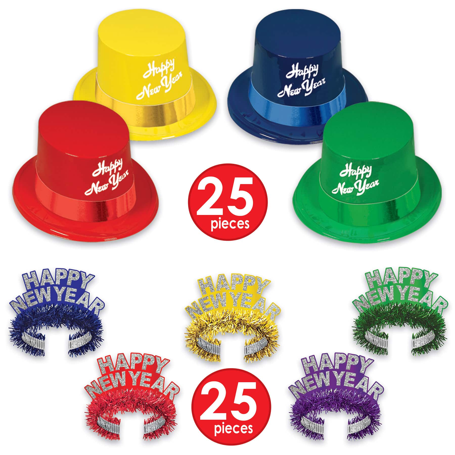 Beistle New Year Legacy Part Favor Kit for 50