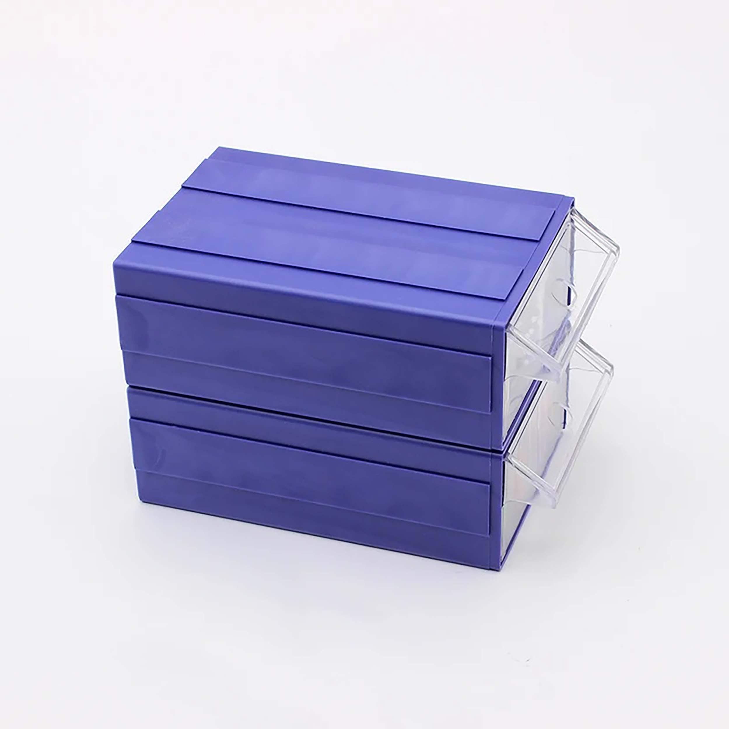 Sparkly Selections Blue Diamond Art Container Drawer with 20 Bottles