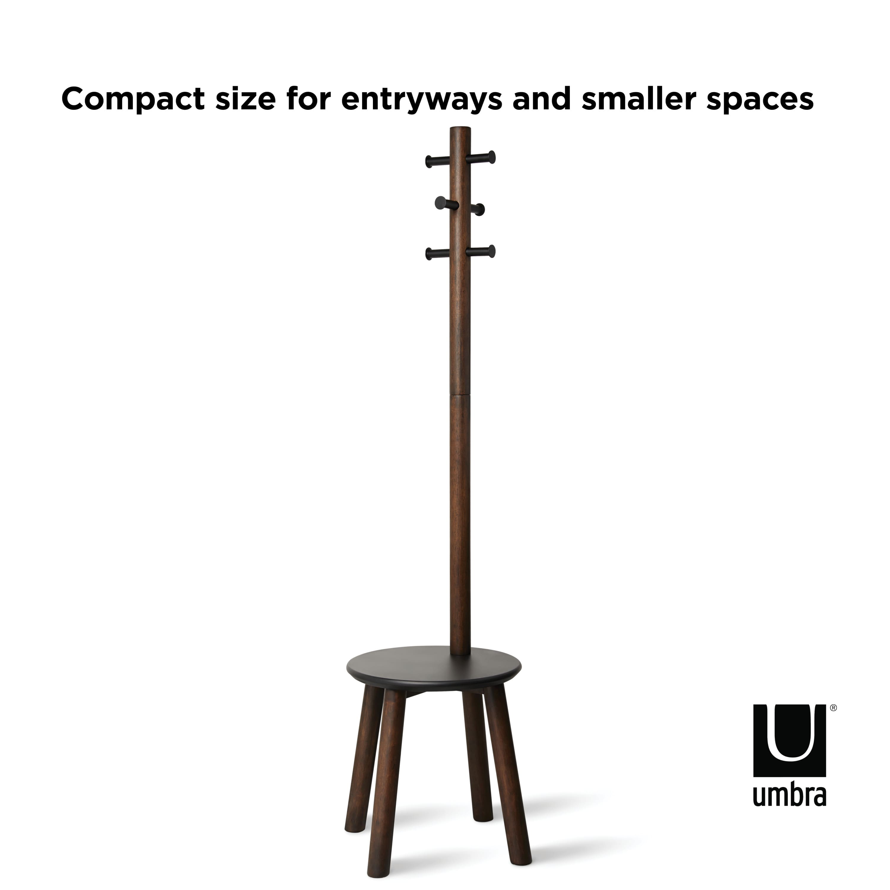 Umbra 65" Pillar Stool & Coatrack