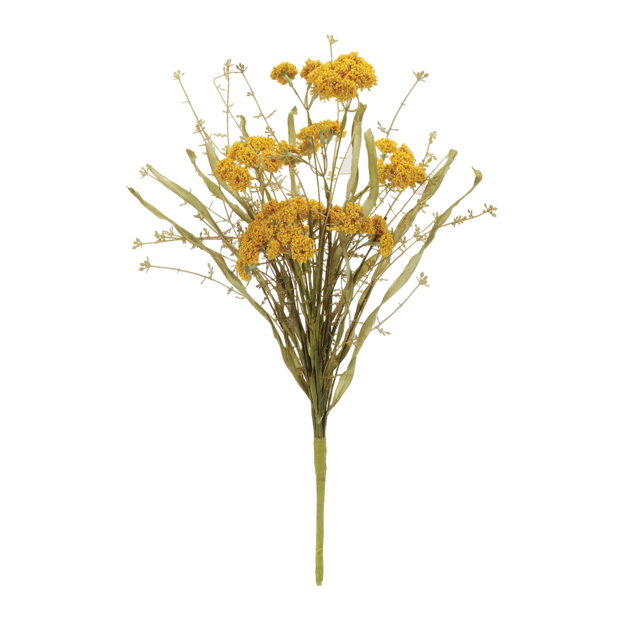 18.5" Yellow Heather Floral Bushes, 2ct.