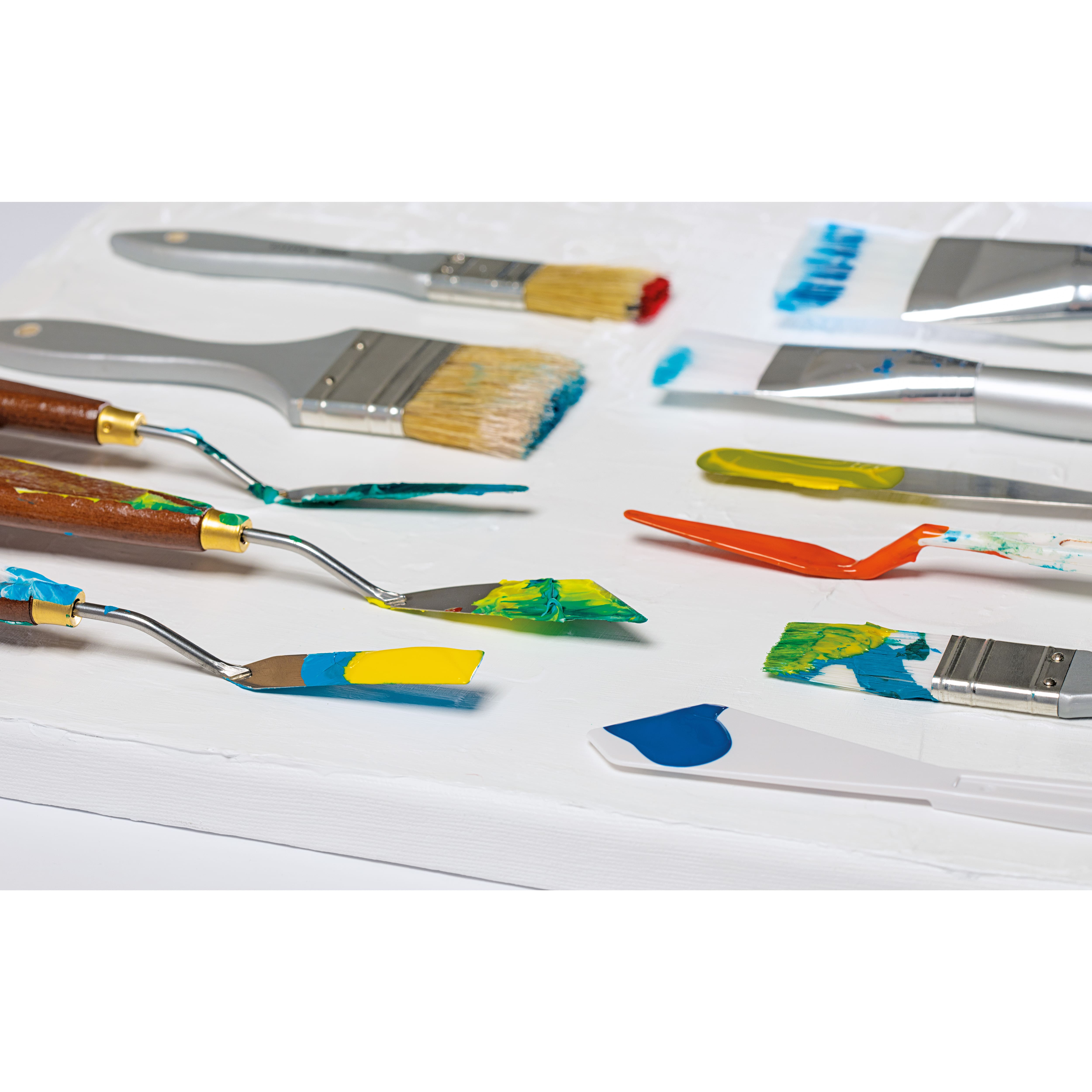 Liquitex® BASICS® Natural Hair 3 Piece Flat Brush Set