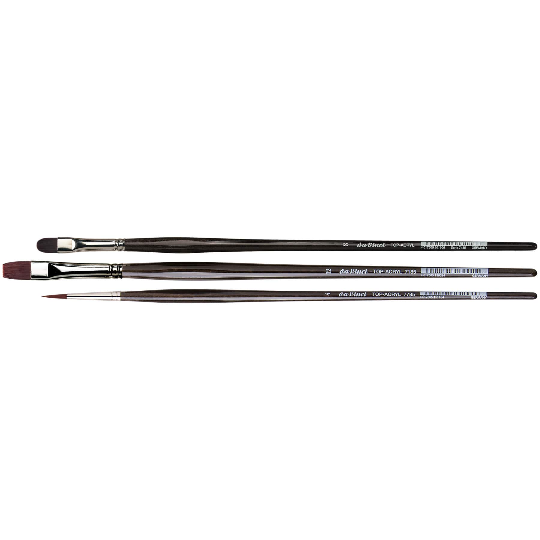 da Vinci TOP ACRYL 3 Piece Brush Set