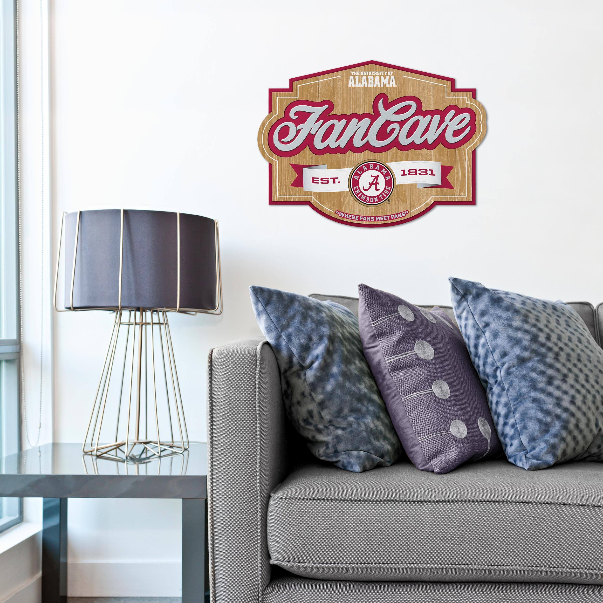 NCAA Fan Cave Sign