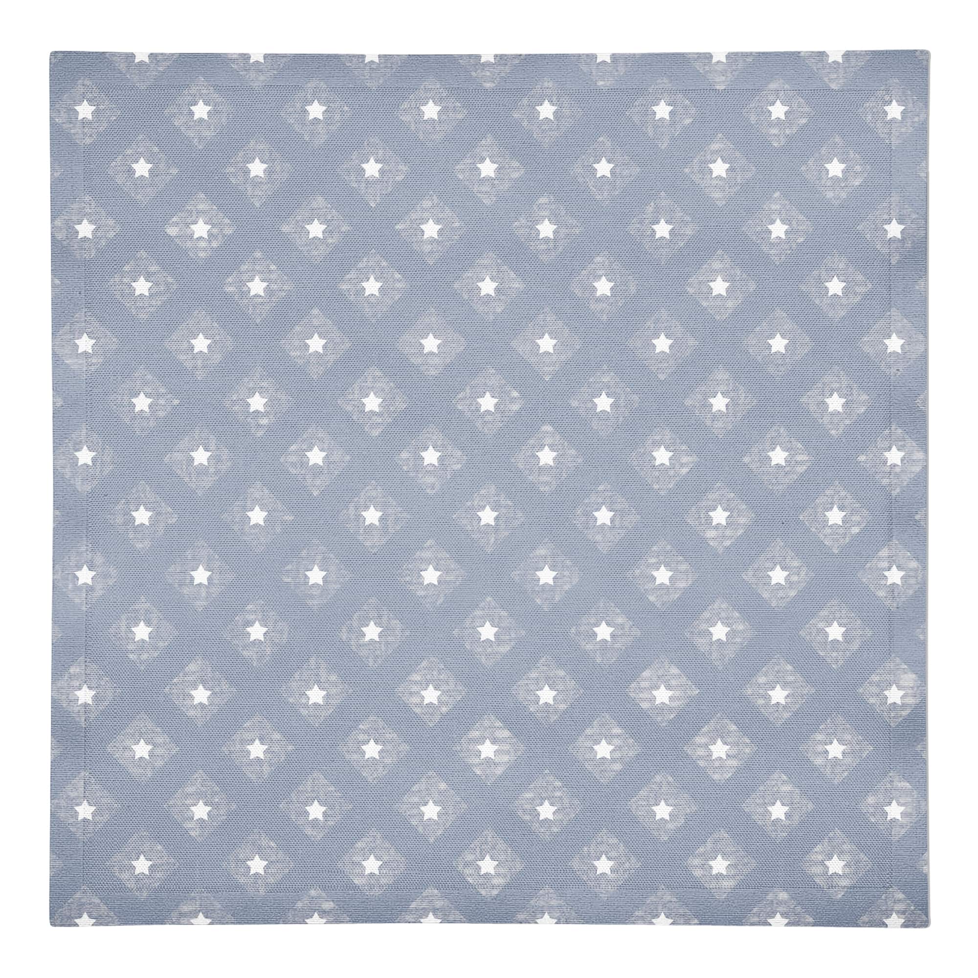 Designs Direct Star Check Pattern Cotton Twill Napkin