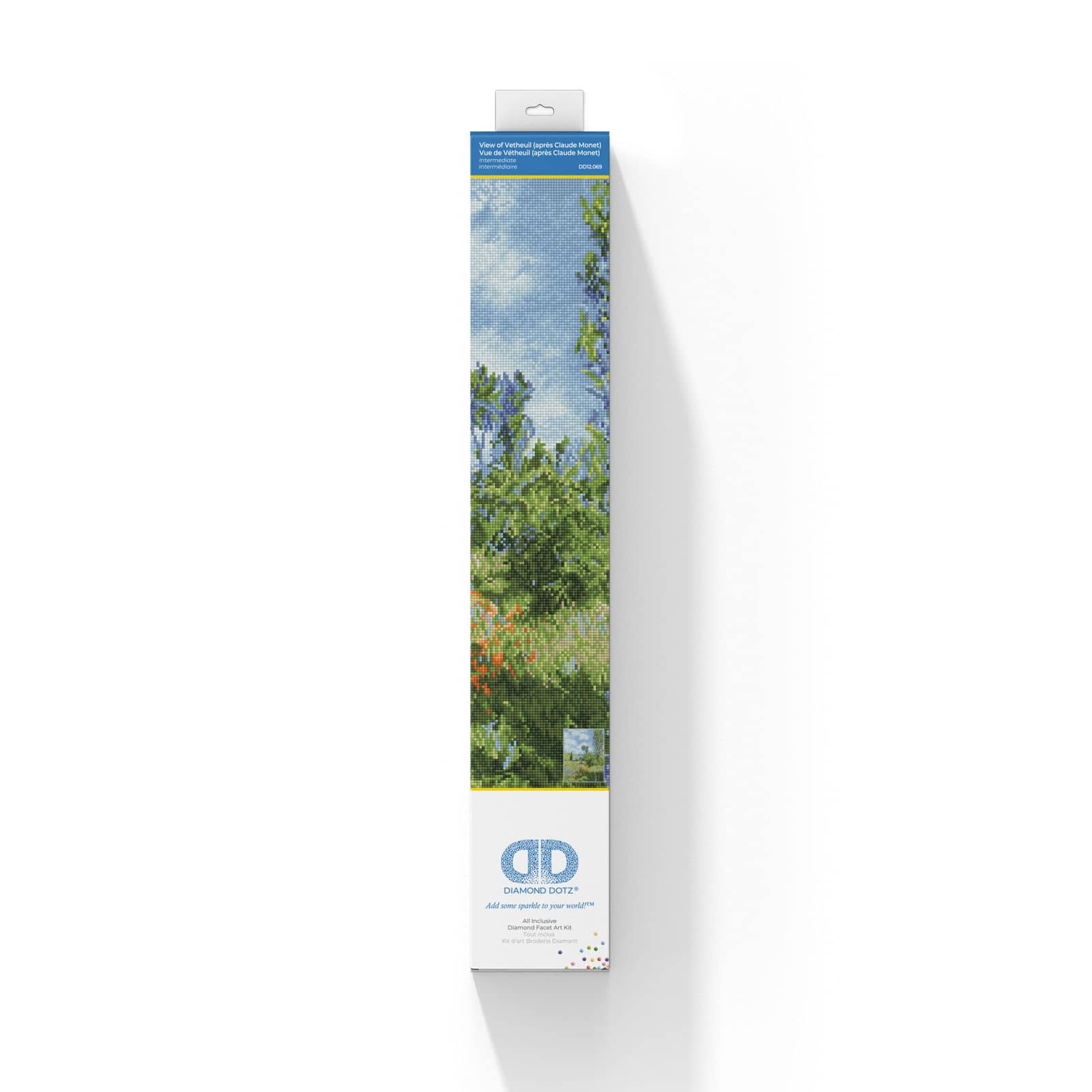 Diamond Dotz® Intermediate View of Vetheuil (après Claude Monet) Diamond Facet Art Kit