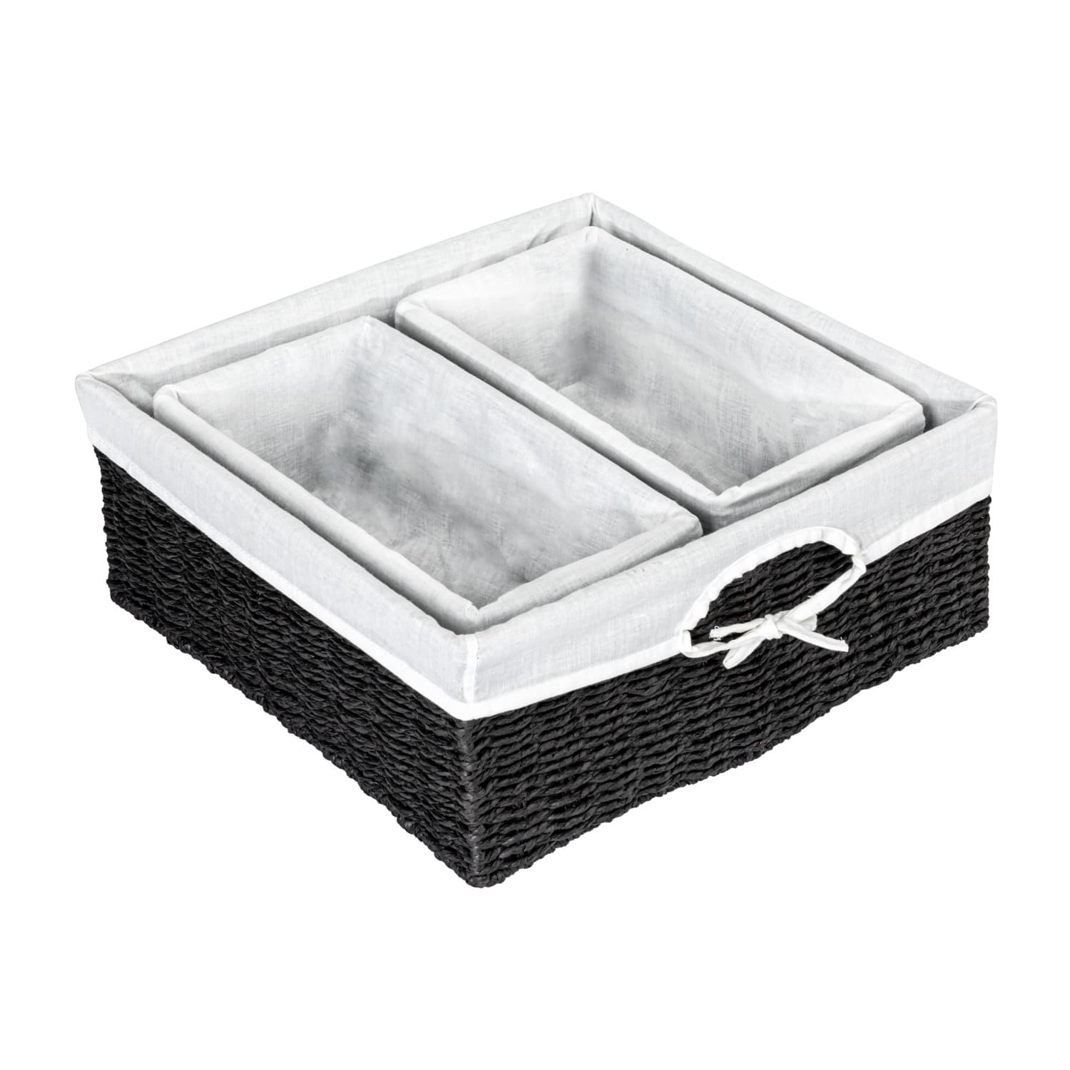 Paper Rope Wicker Basket Set