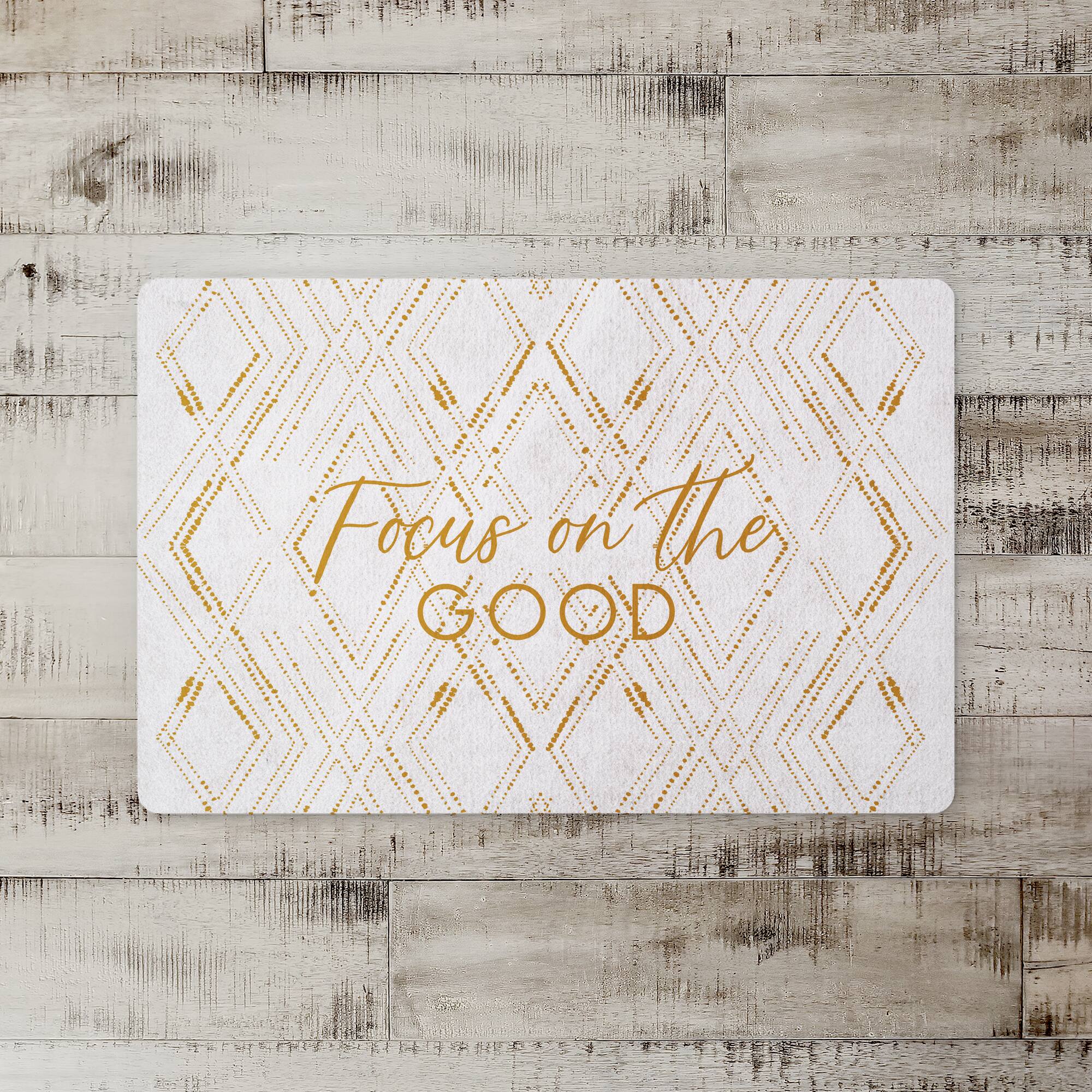 Focus on the Good Geo Diamond Floor Mat