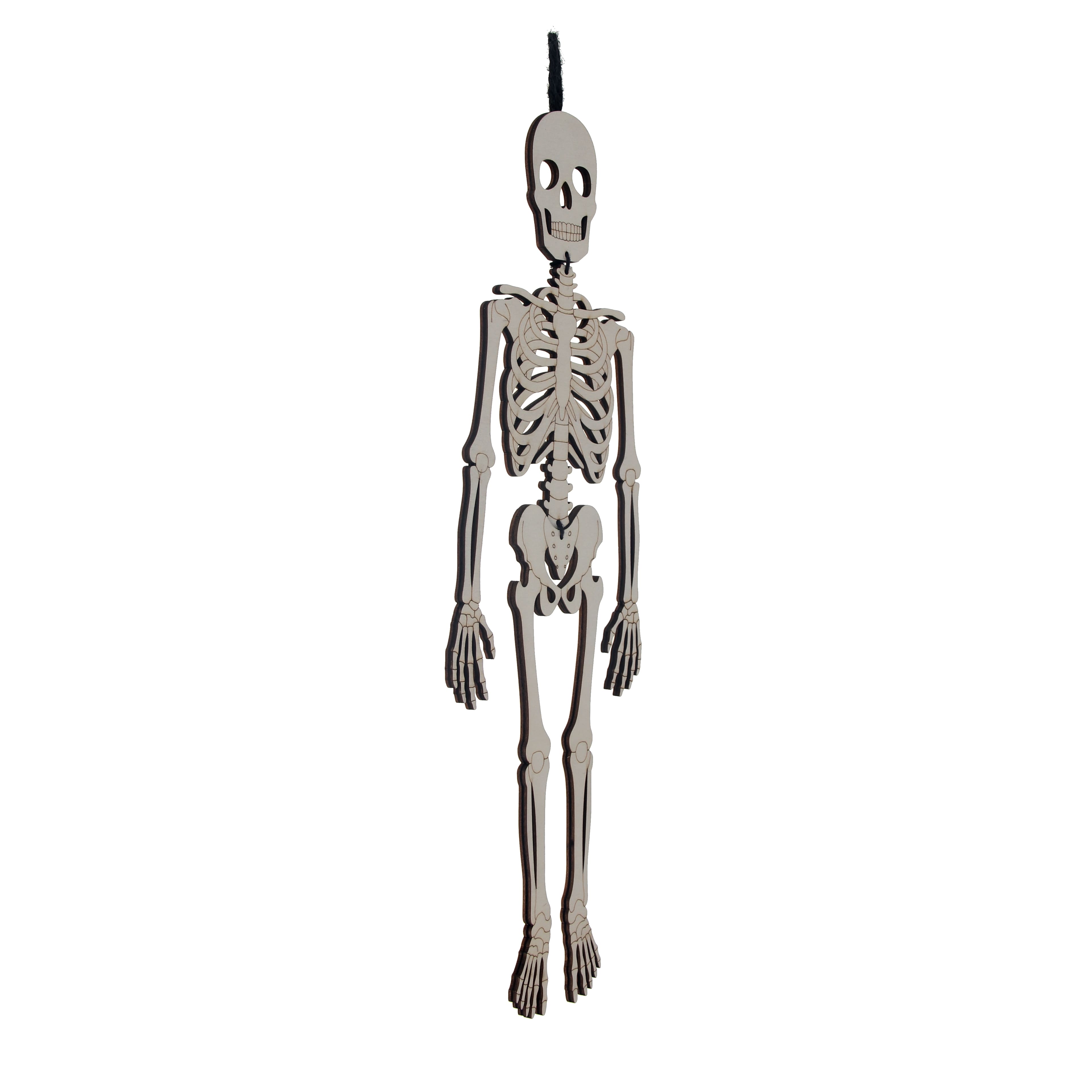16.5" Skeleton DIY Linear Wood Plaque by Make Market®