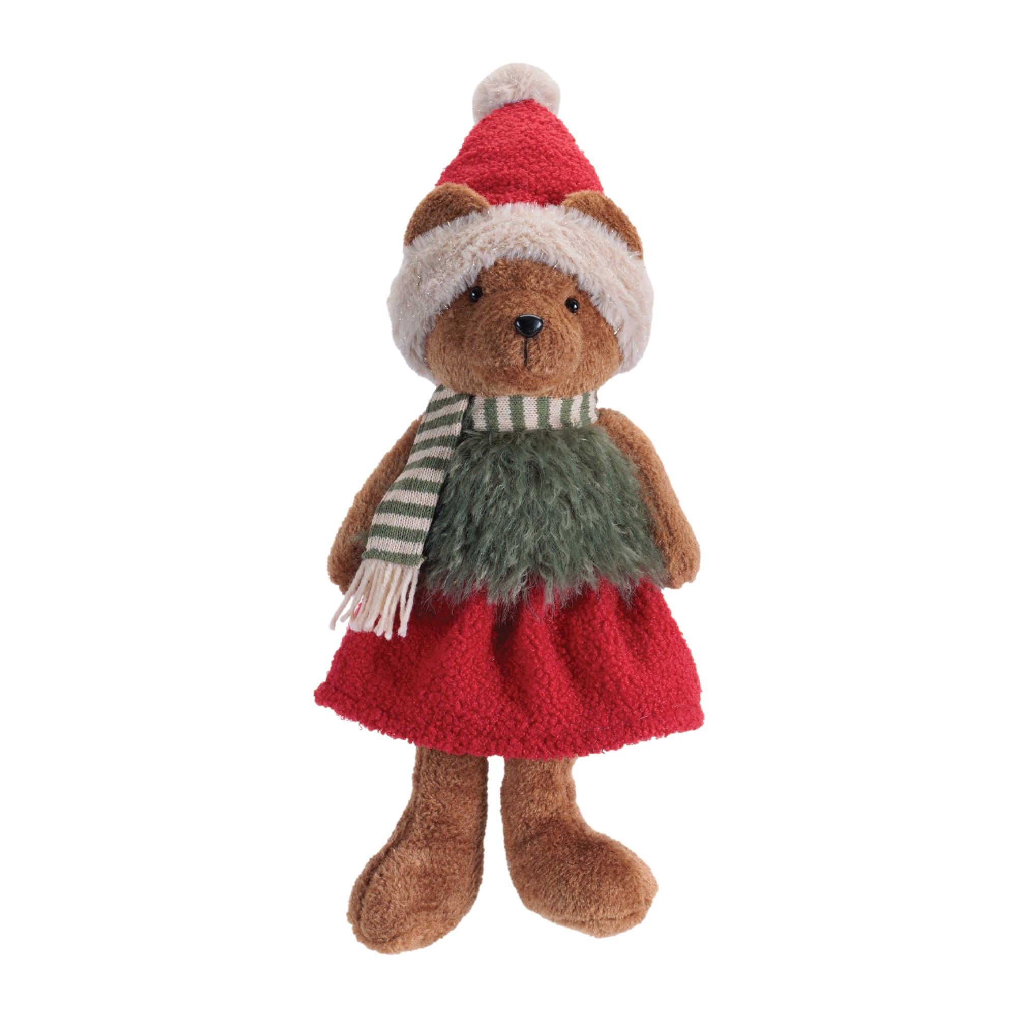 Melrose Holiday Plush Bear Figurines Set