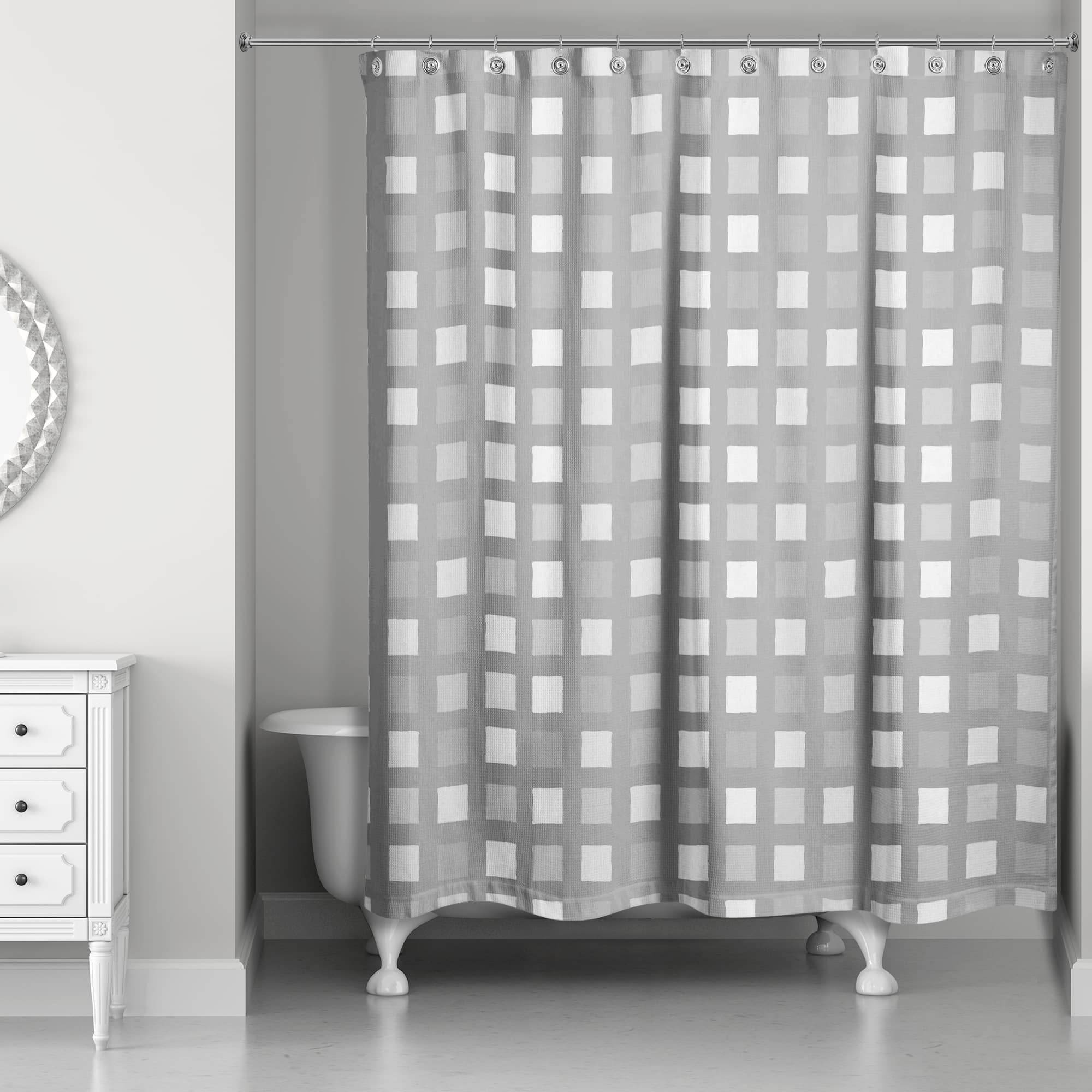 Squares Shower Curtain