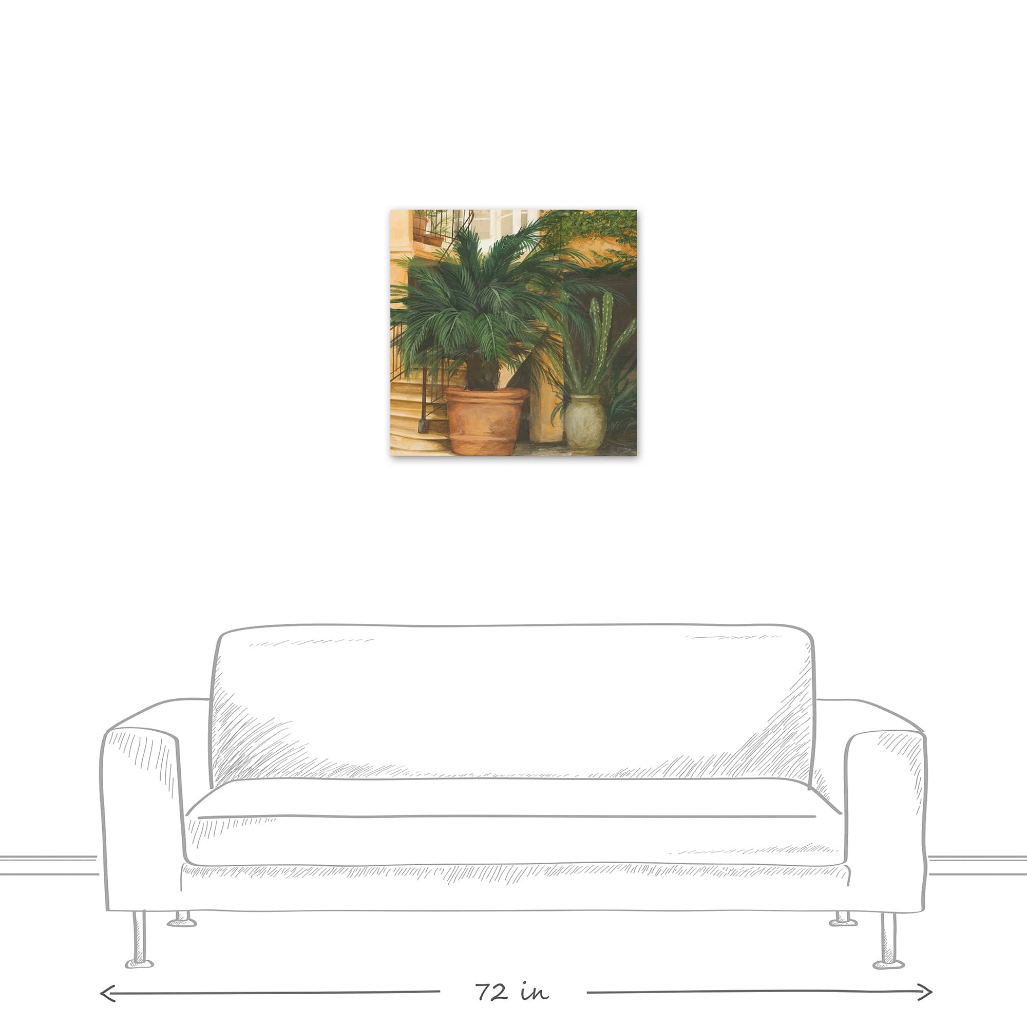 Garden Plants 24" x 24" Canvas Wall Art