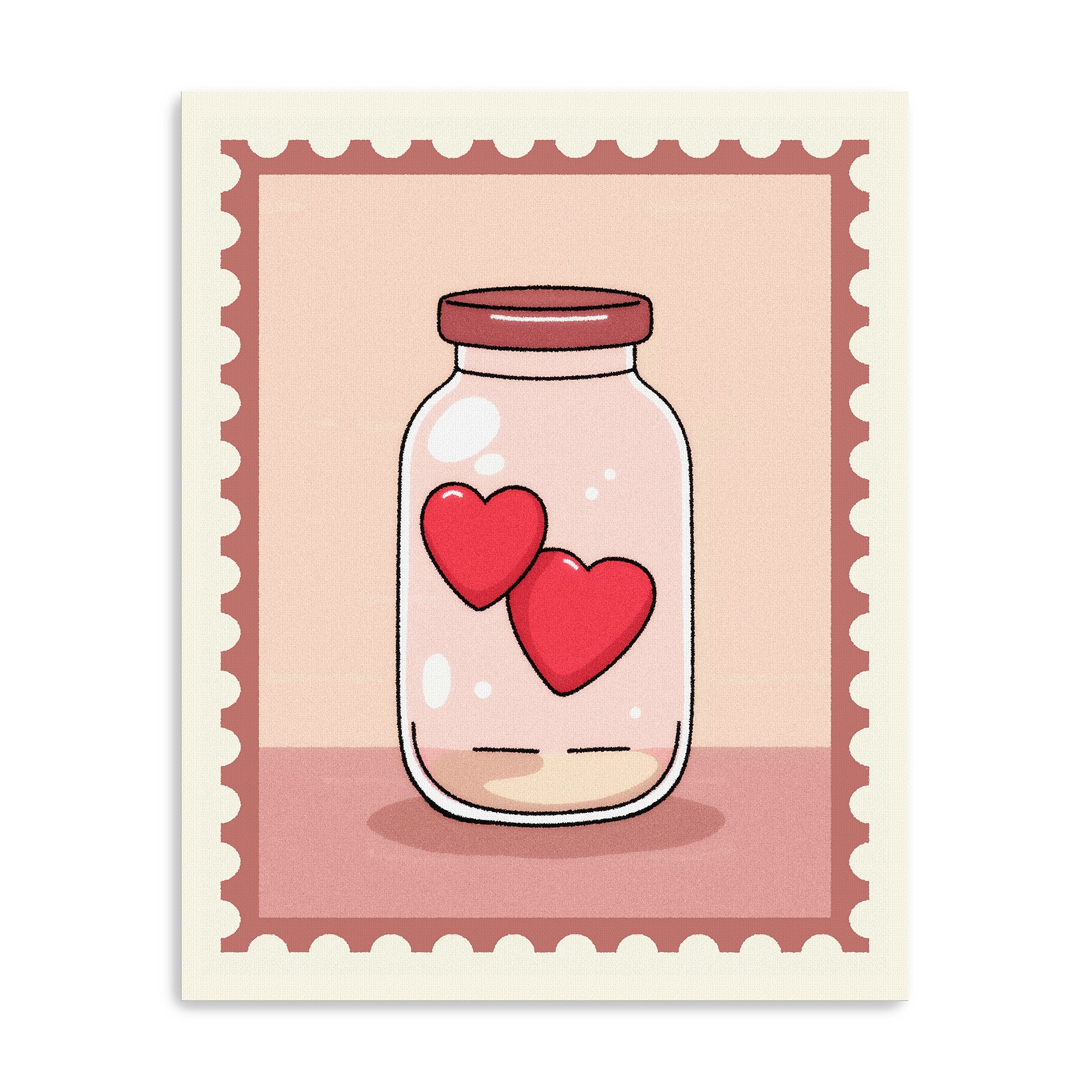 Love in a Jar Canvas Giclée Art