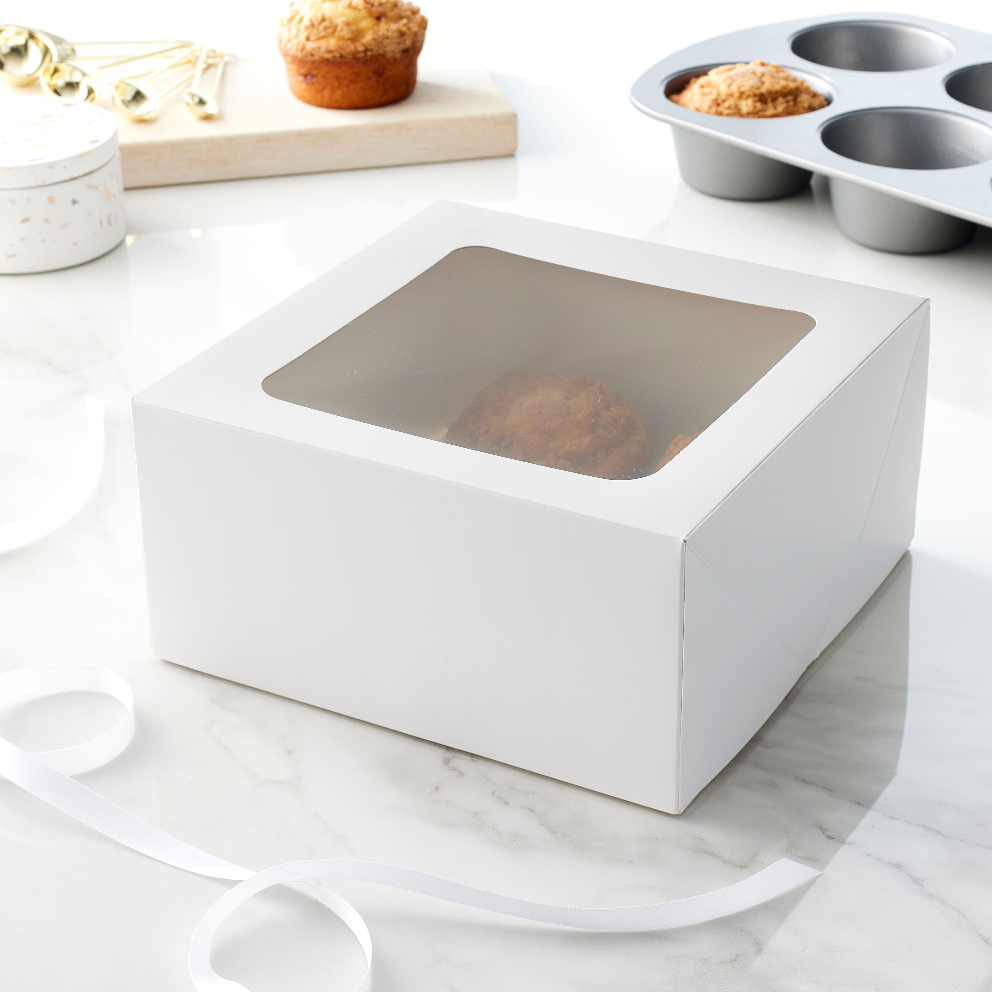 6 Packs: 3 ct. (18 total) 8" x 8" Window Treat Boxes by Makery®