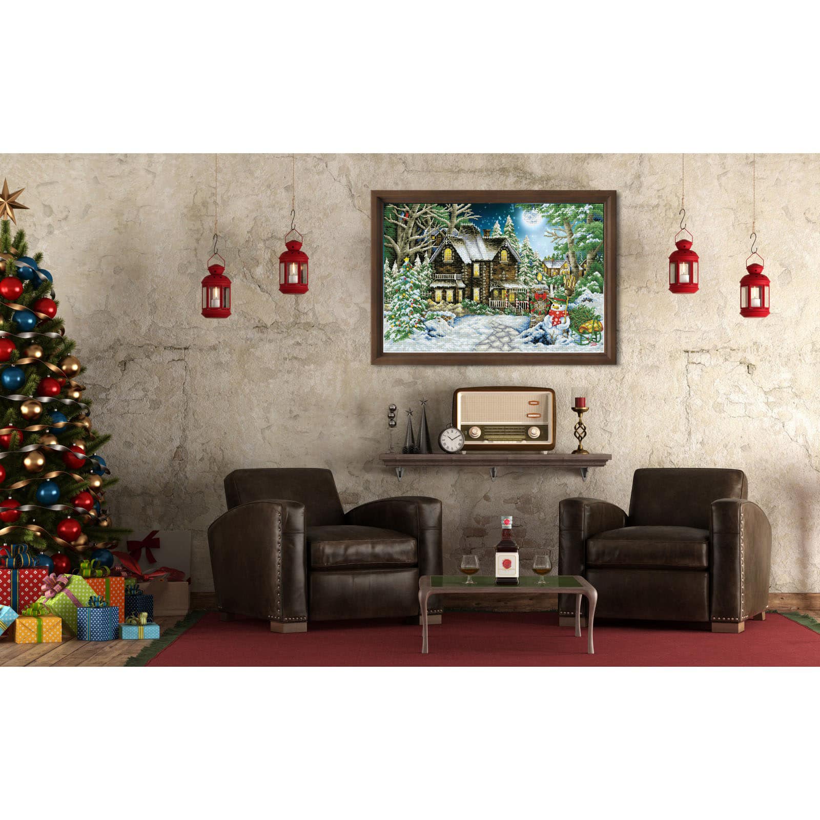 Diamond Dotz® Advanced Winter Wonderland Diamond Painting Kit