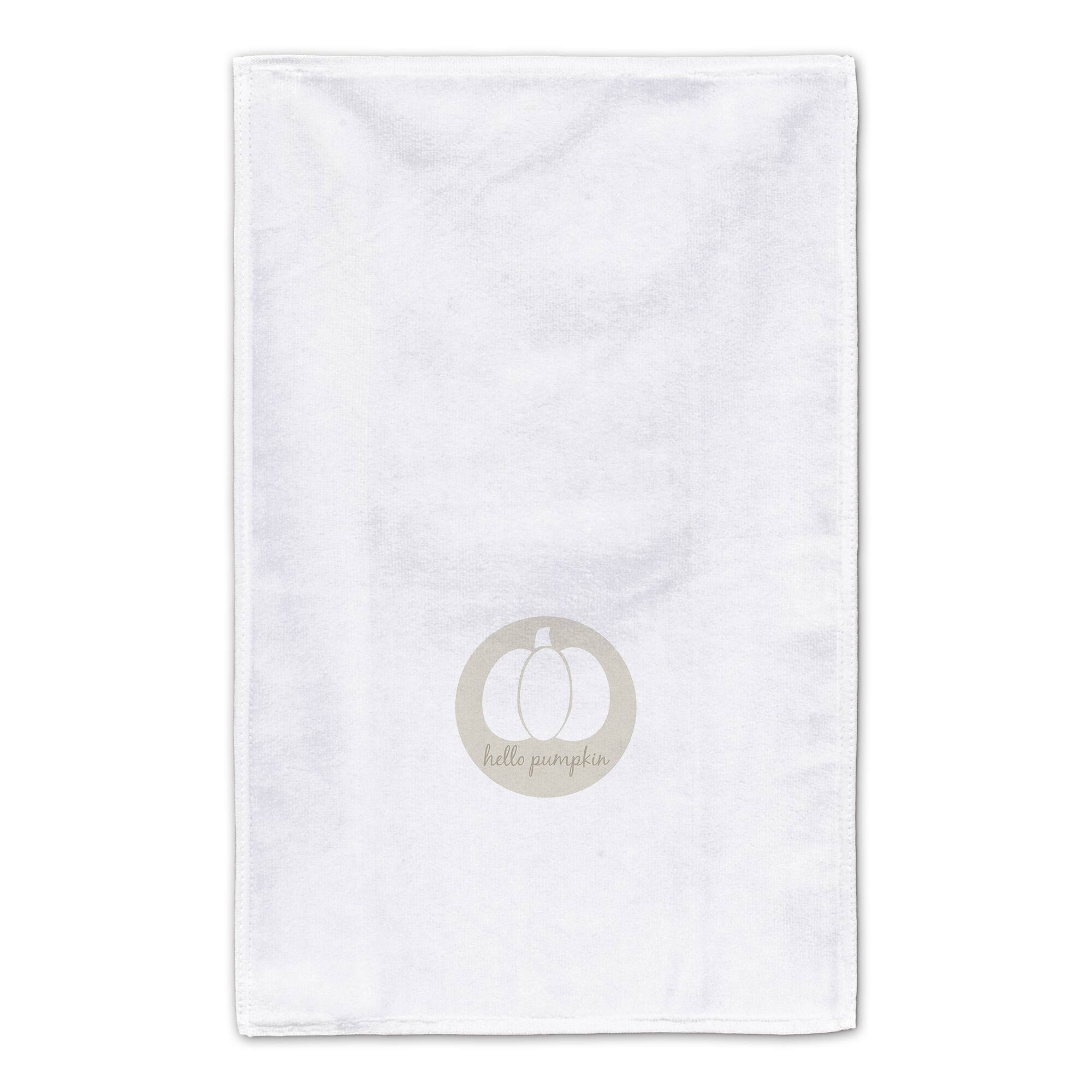 Hello Pumpkin Brown Tea Towel Set
