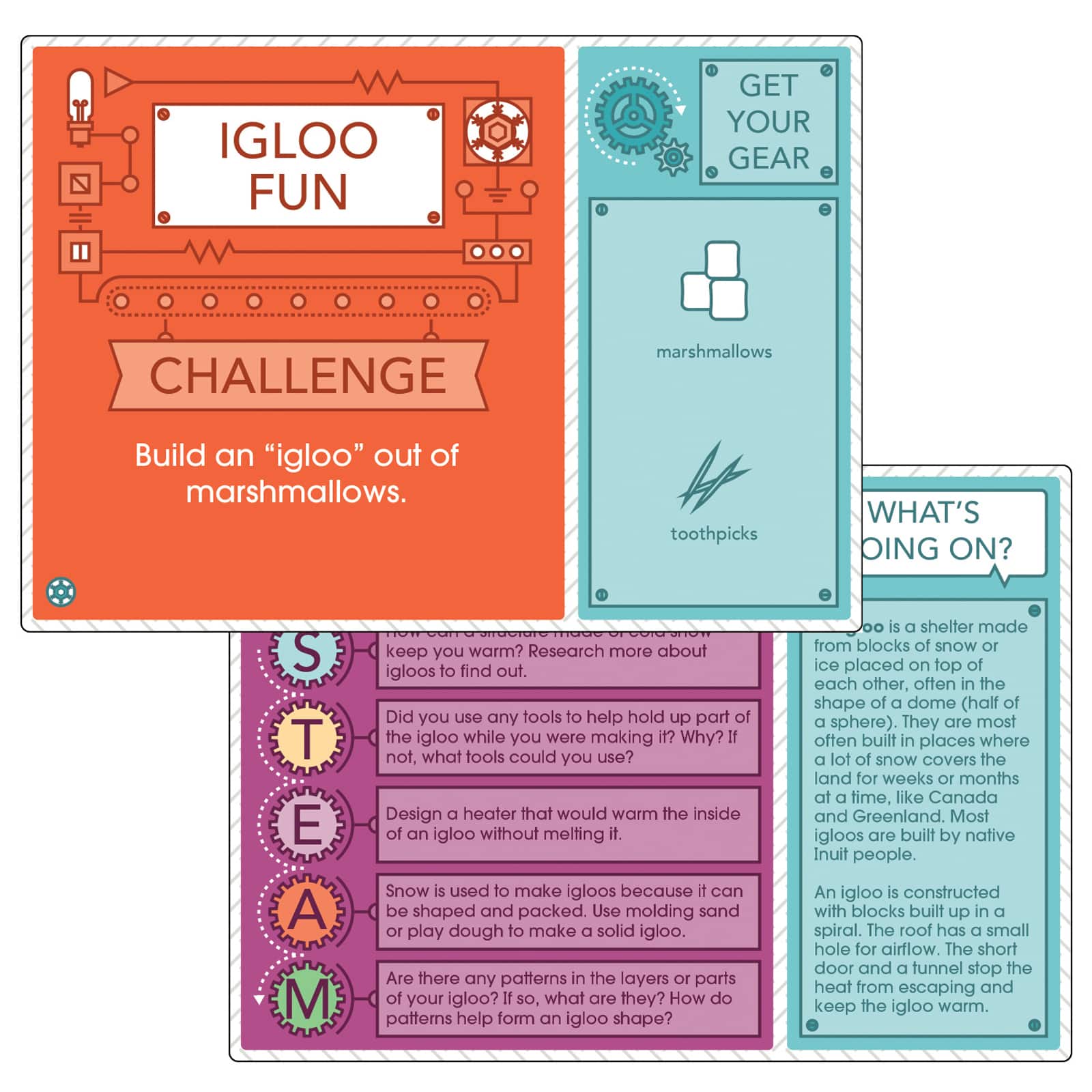 Carson Dellosa Education® Seasonal STEM Challenges Learning Cards