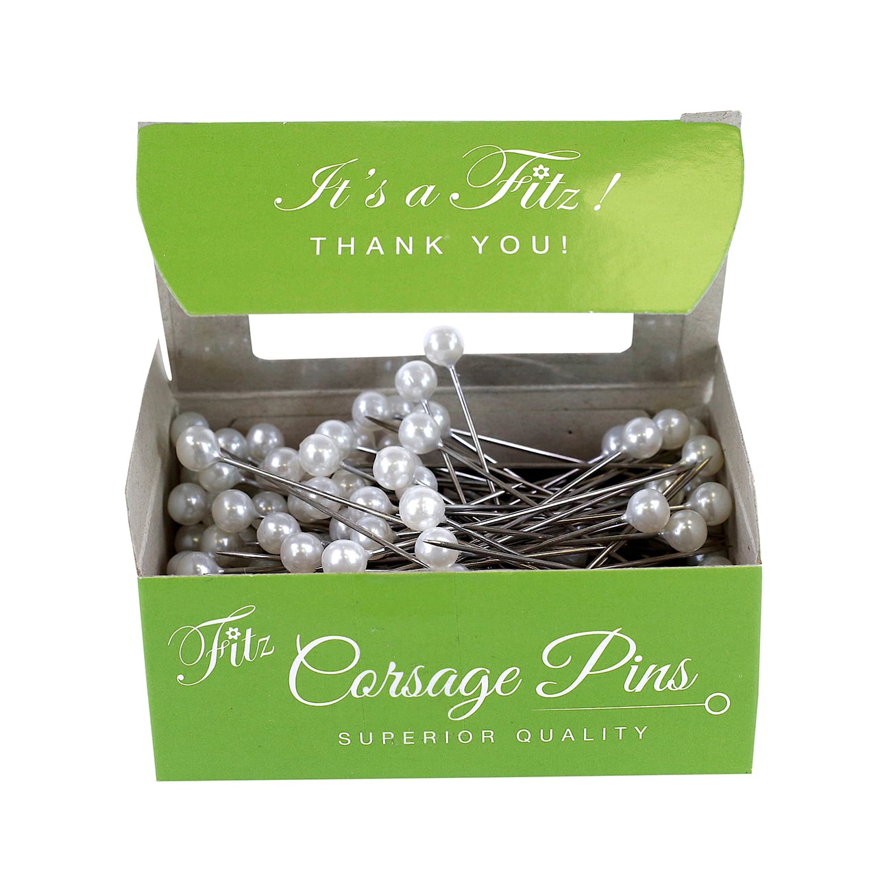 Fitz 2" Round-Head Corsage Pins, 144ct.
