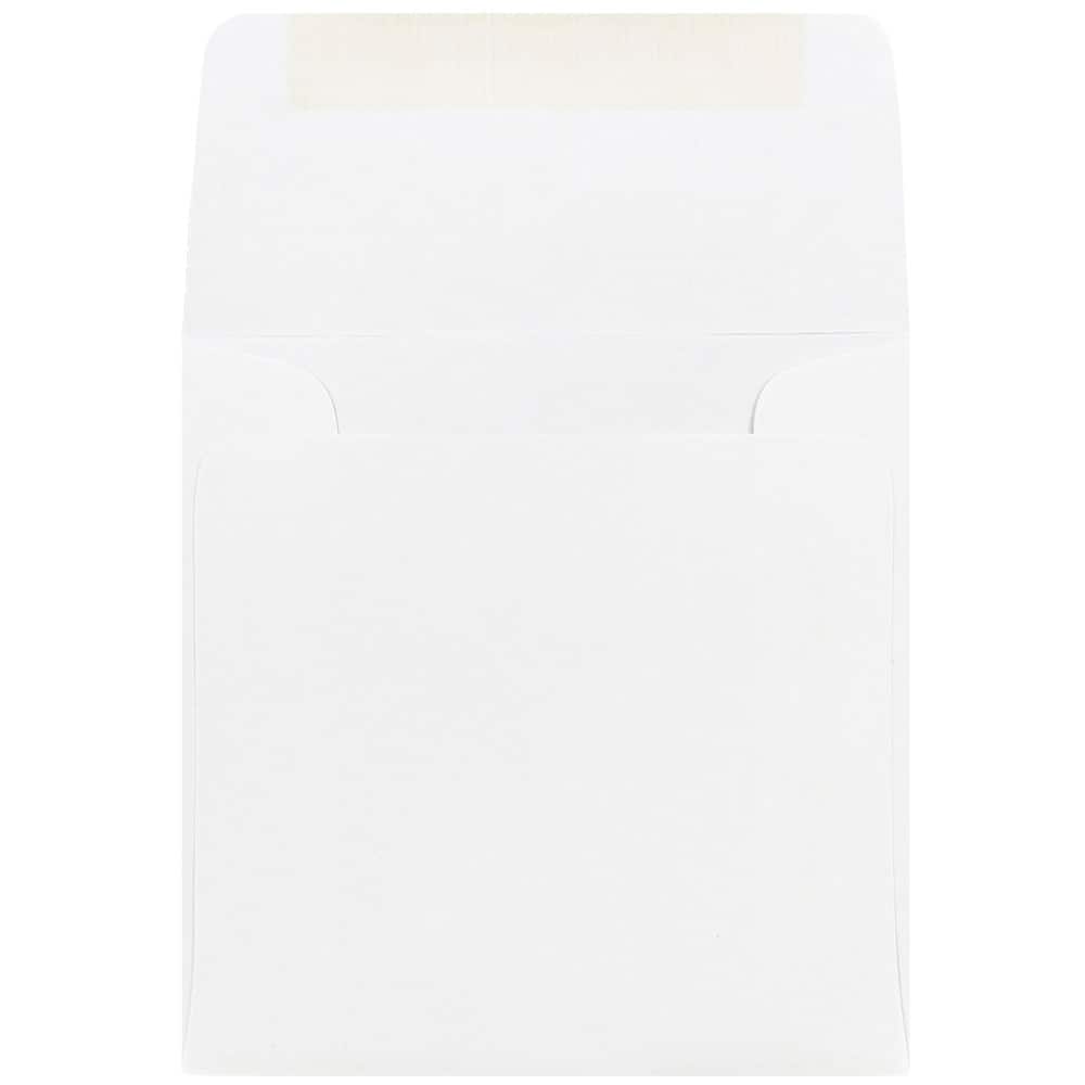 JAM Paper 4.5" White Square Invitation Envelopes