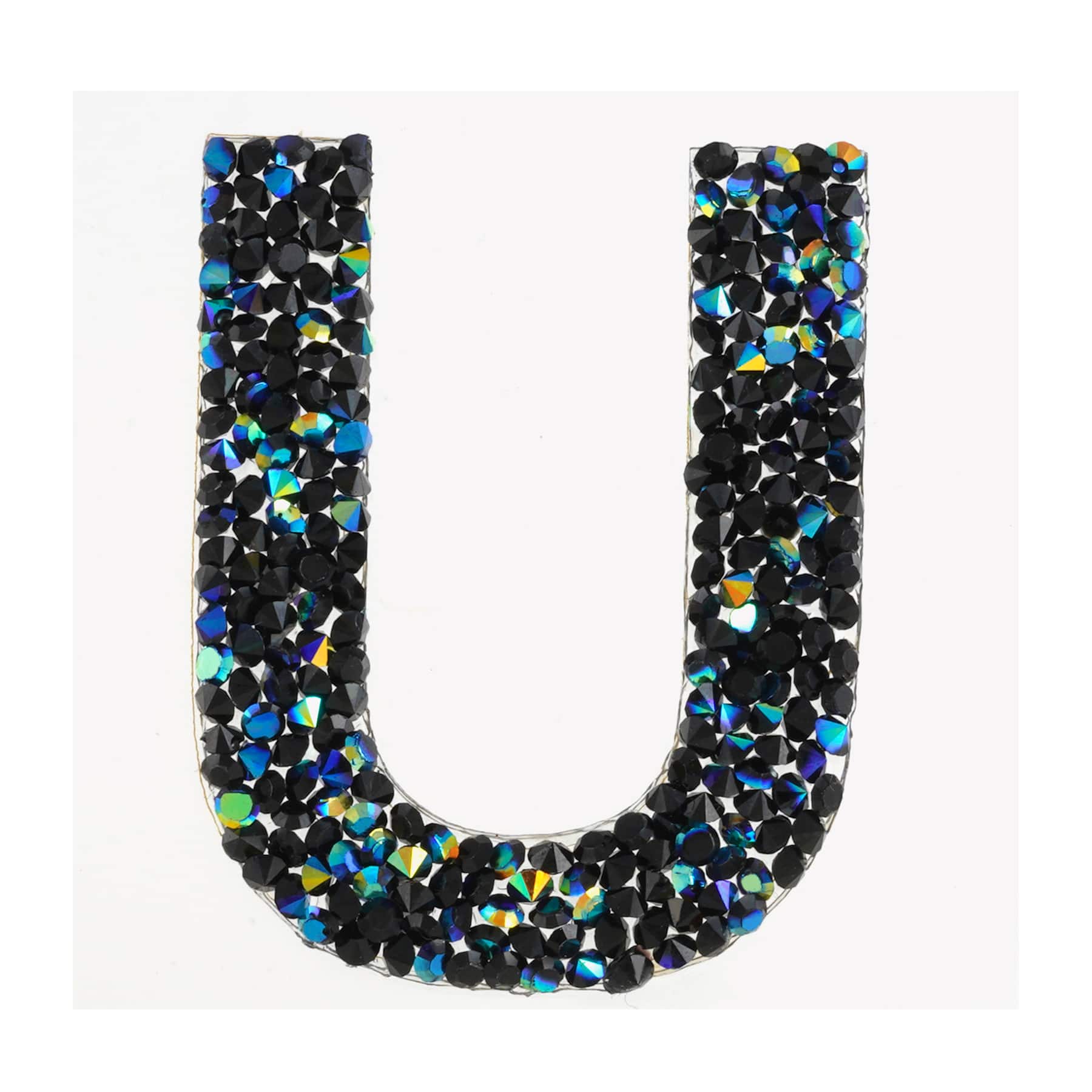12 Pack: Black AB Letter Bling Sticker by Recollections®