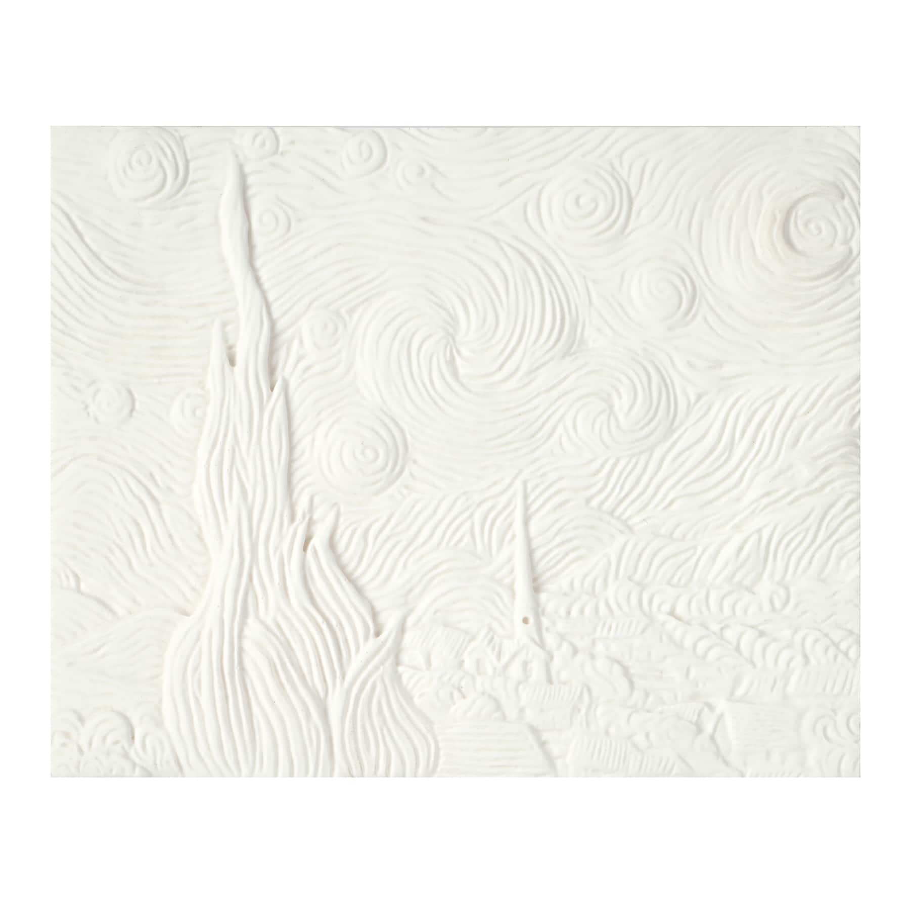 Trousse de peinture en relief à motif de La Nuit étoilée de Vincent Van Gogh d’Artist’s Loft