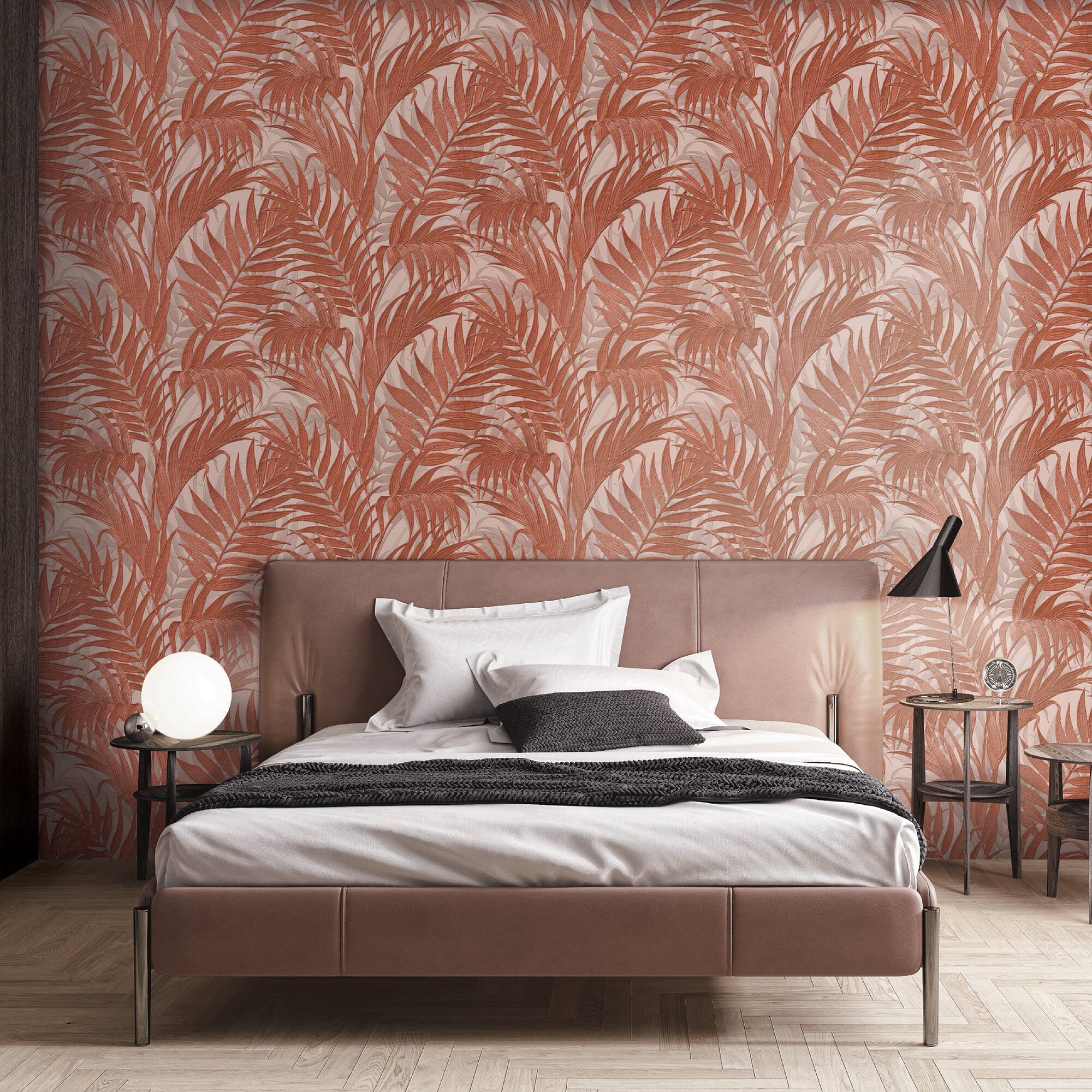 Designs Direct Embroidered Palm Wallpaper
