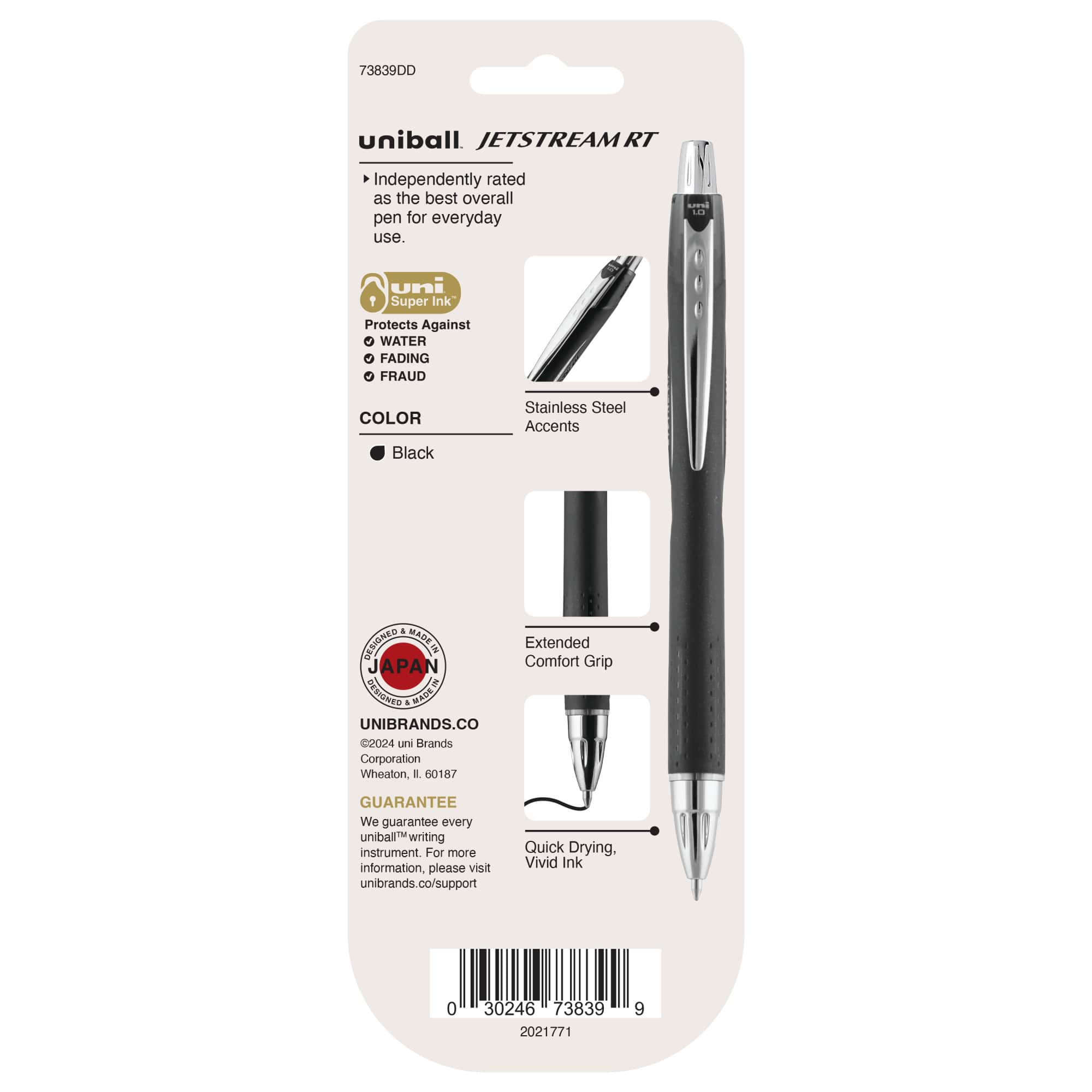 uniball™ Jetstream RT 1.0mm Ballpoint Pens, 3ct.