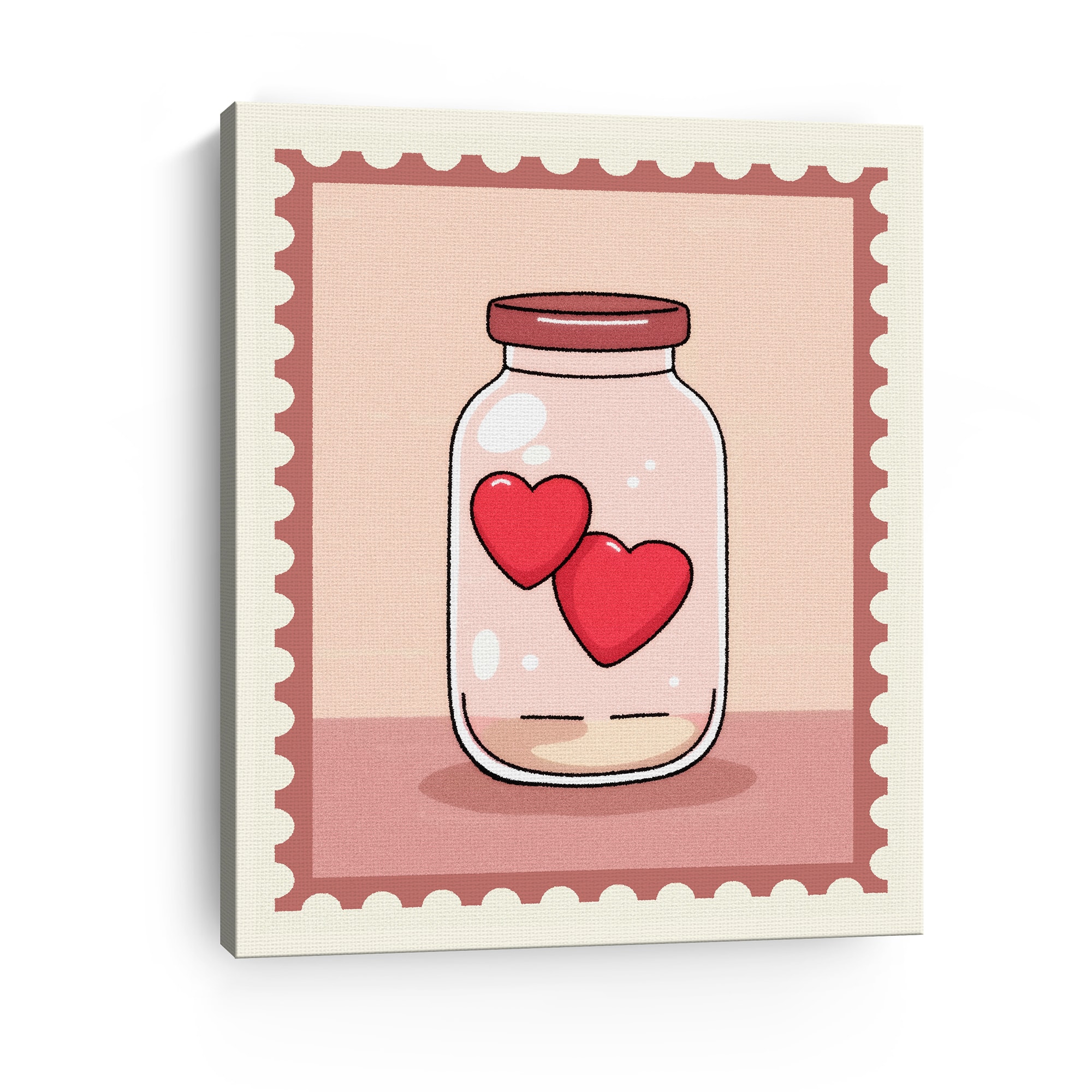 Love in a Jar Canvas Giclée Art