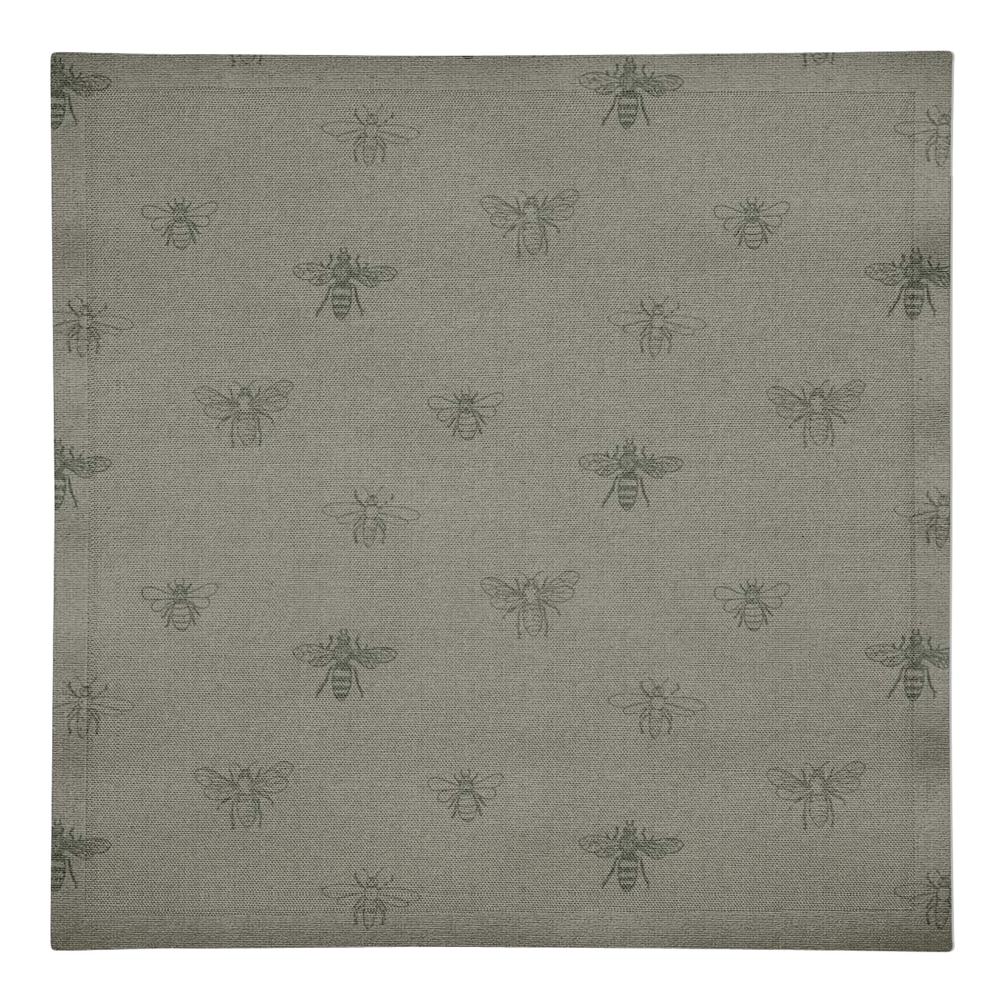 Delicate Bee Pattern Cotton Twill Napkin