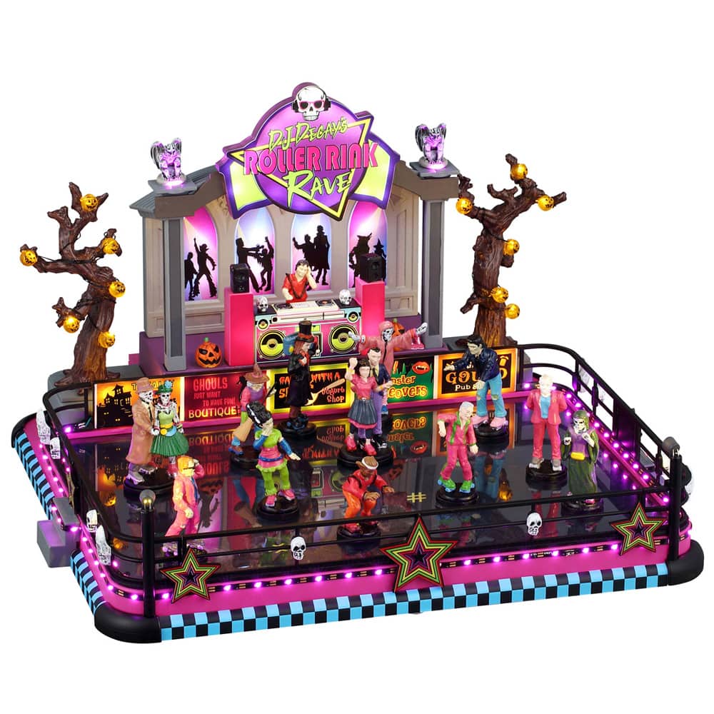 Lemax® Spooky Town® DJ Decay's Roller Rink Rave