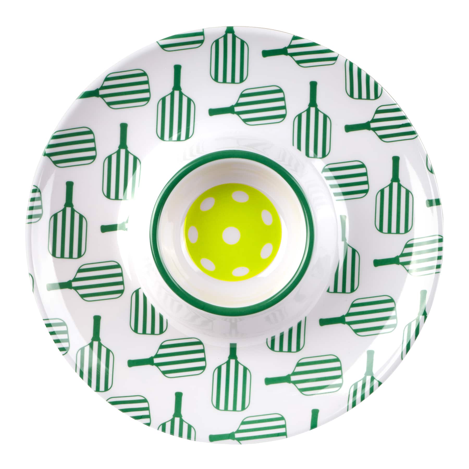 Cocktail Court 12.75" Pickleball Melamine Chip & Dip Set by Celebrate It™