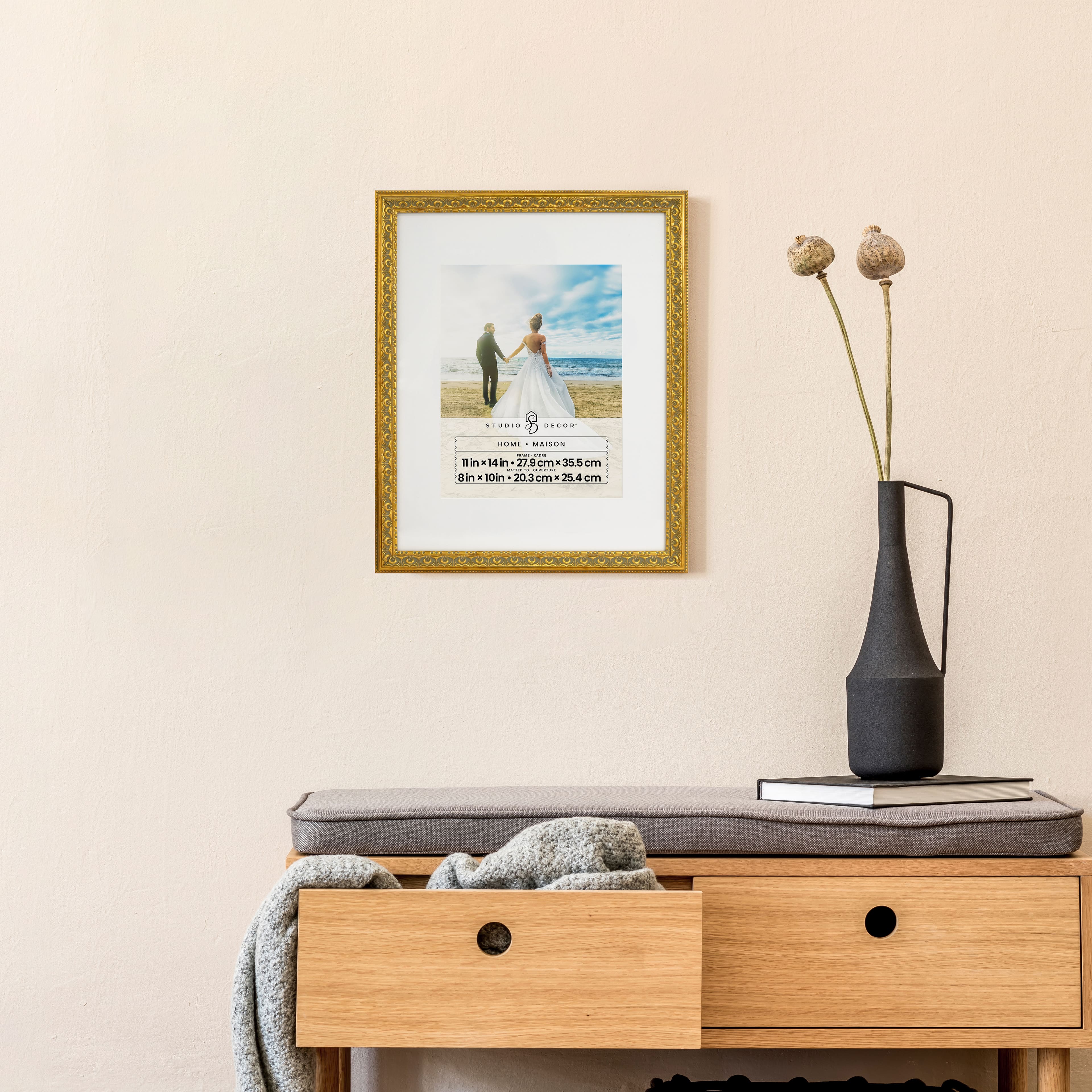 6 Pack: Home Gold Ornate Frame with Mat by Studio Décor®