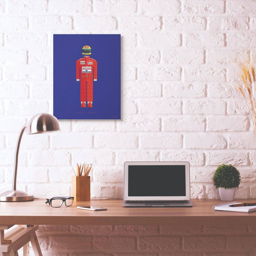 Stupell Industries Ayrton Senna Famous Fashion Design Wall Accent