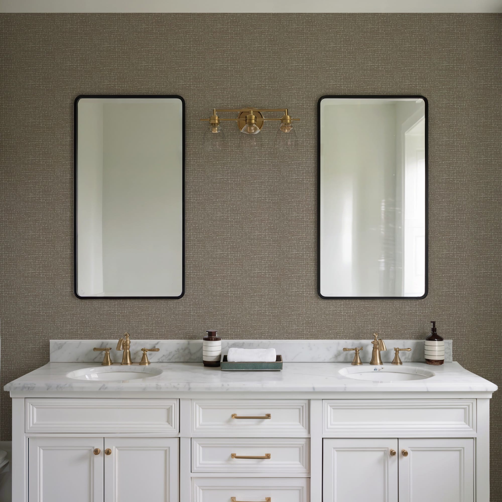 Designs Direct Aztec Silk Gold Wallpaper Sample