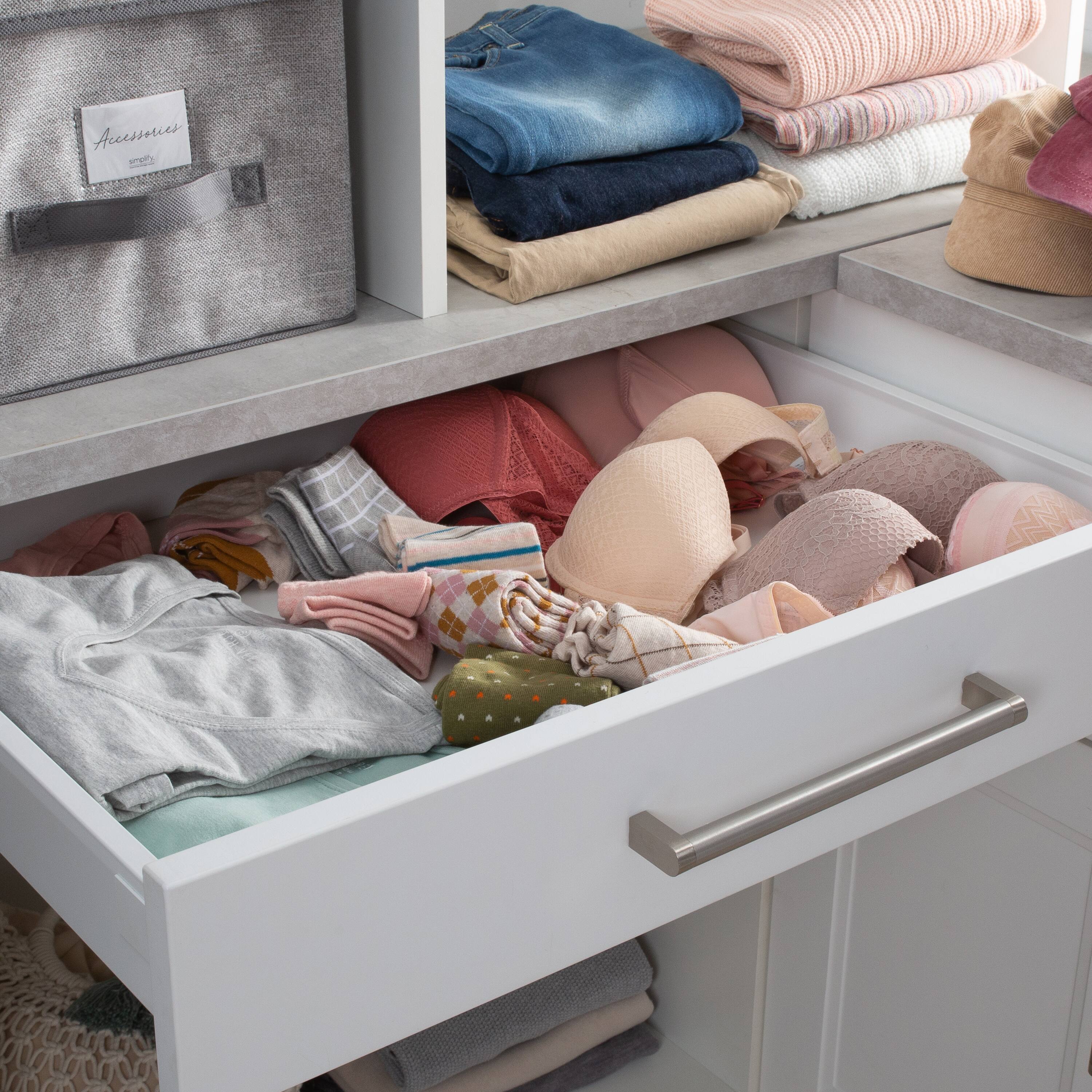 Simplify Large Bamboo Adjustable Drawer Dividers, 2ct.