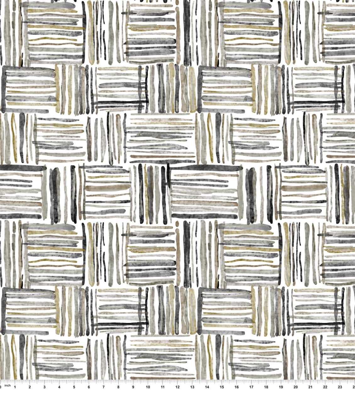Springs Creative Modern Coastal Riot Raffia Gold Fabric