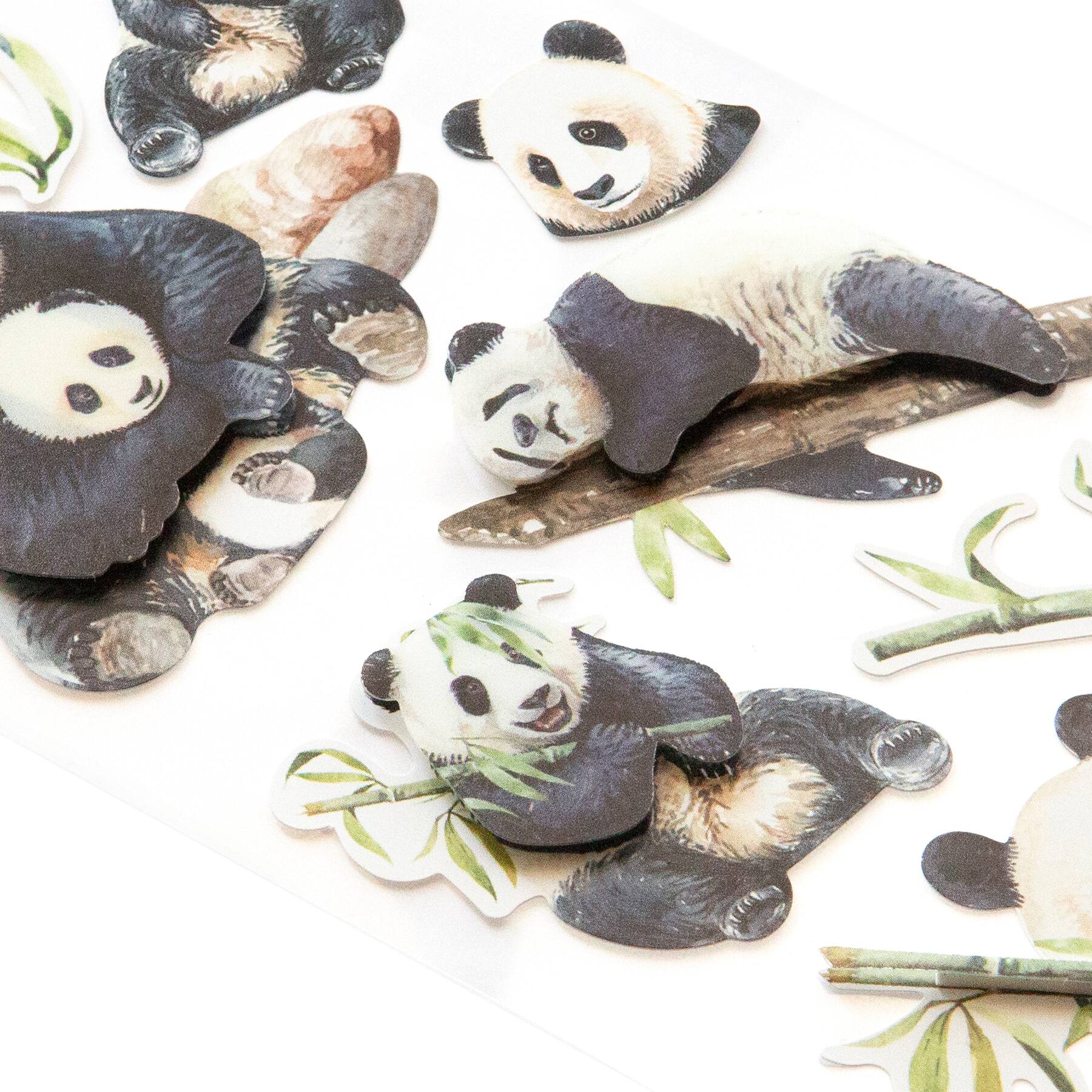 12 Pack: Pandas Dimensional Stickers by Recollections™