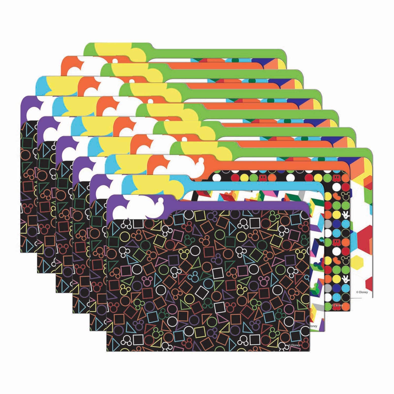 Eureka® Geo Mickey® File Folders, 6 Packs of 4