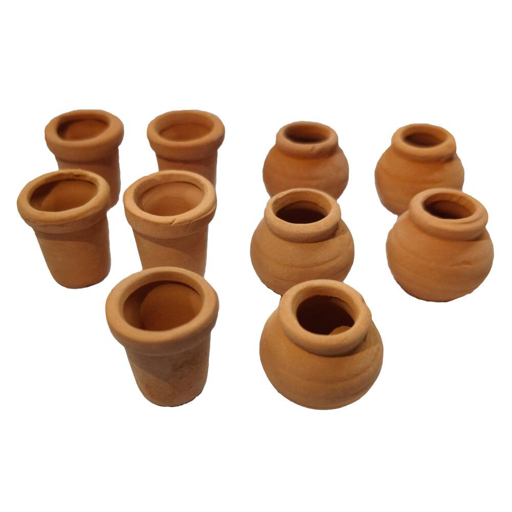 Miniature Clay Pot Set by Make Market®
