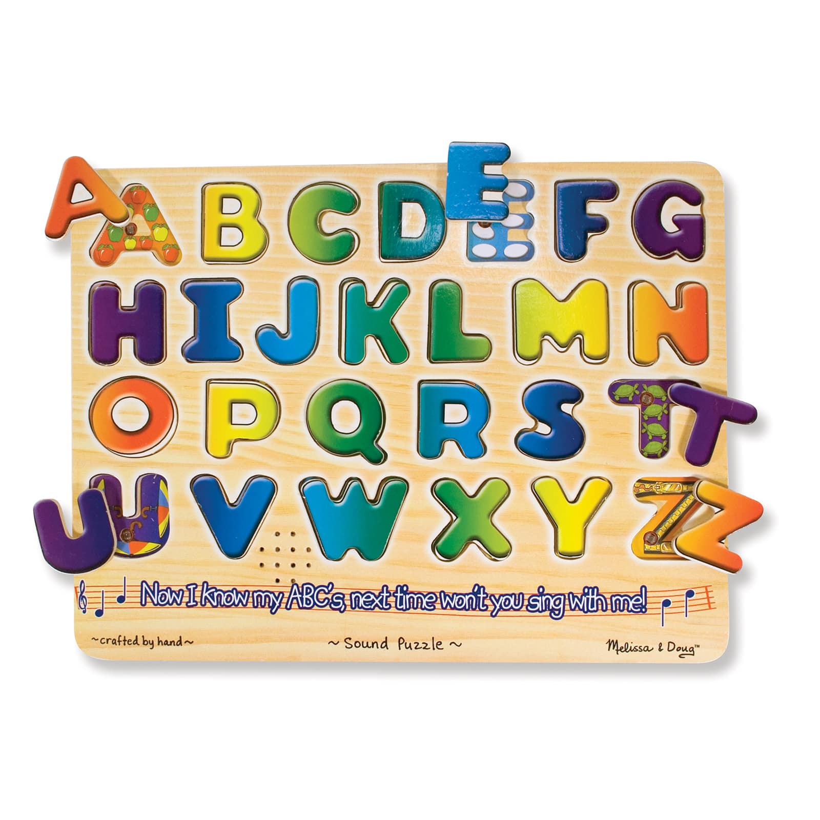 Melissa & Doug® Alphabet Sound Puzzle, 26 Pieces | 10" x 0.8" x 13.5" | Michaels®