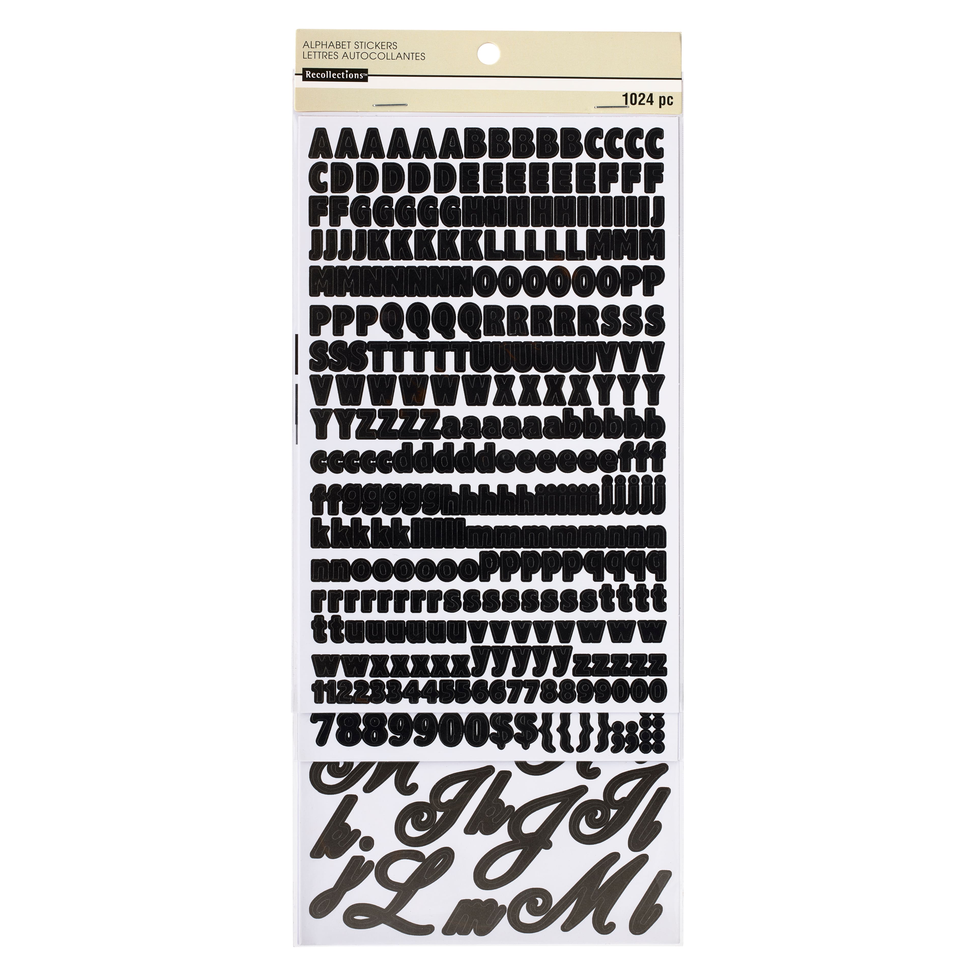 Recollections™ Alphabet Stickers, Value Pack