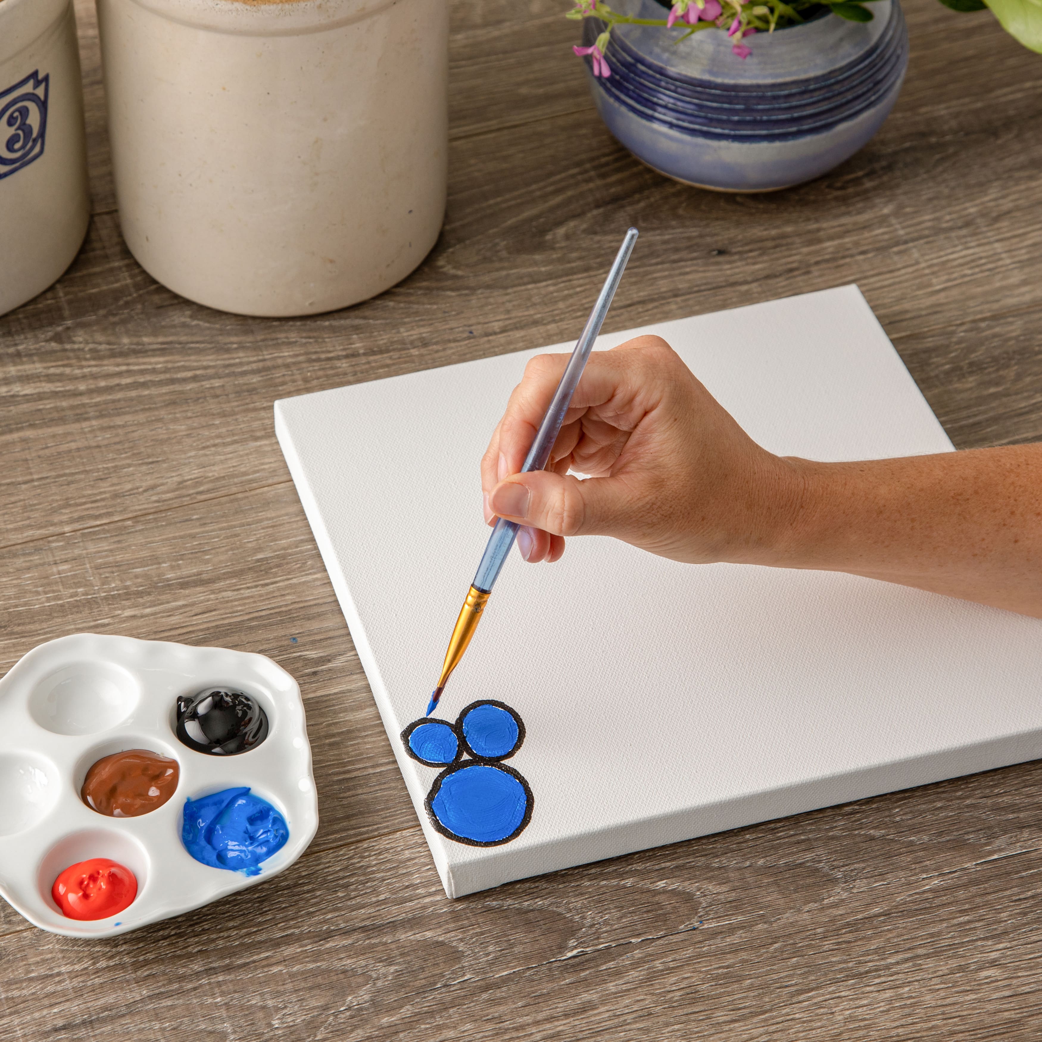 12 Pack: Level 1 Back Stapled Traditional Canvas by Artist's Loft™