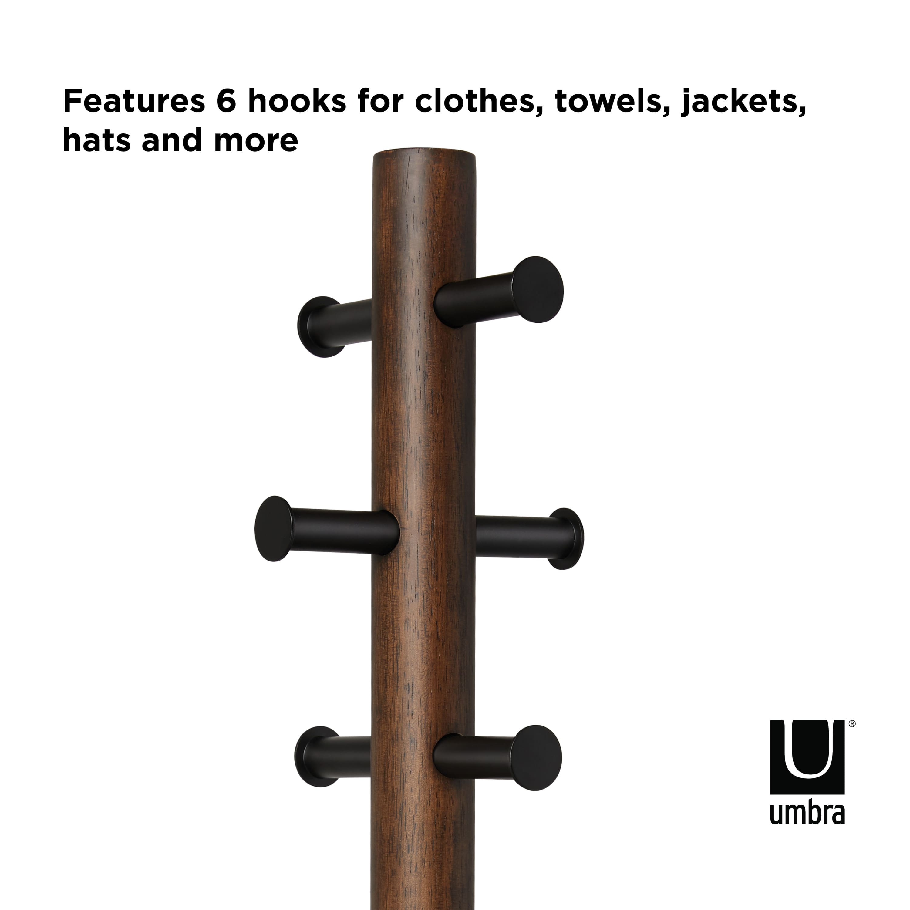 Umbra 65" Pillar Stool & Coatrack