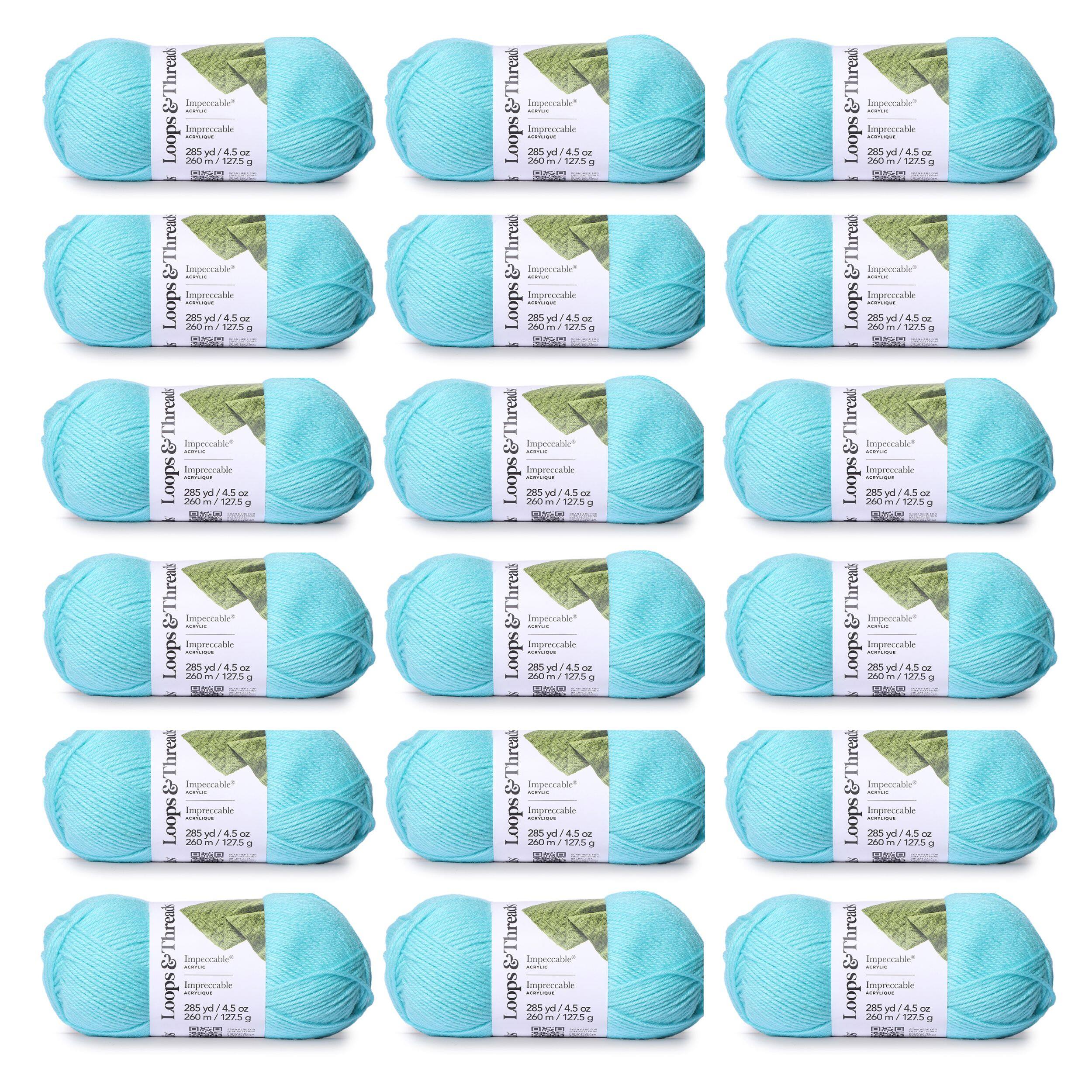 18 Pack: Impeccable® Solid Yarn by Loops & Threads®