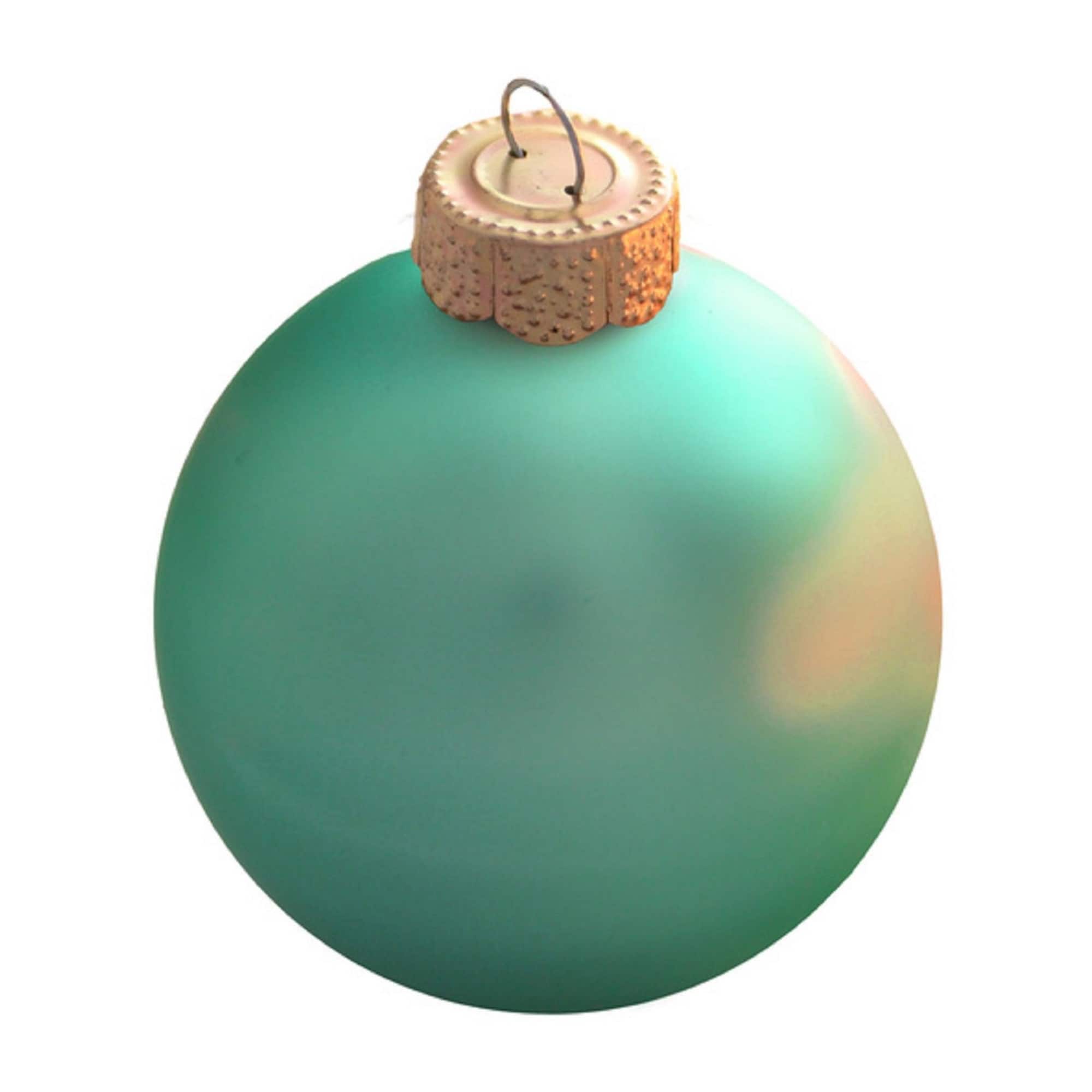 Whitehurst 7" Matte Glass Christmas Ball Ornament