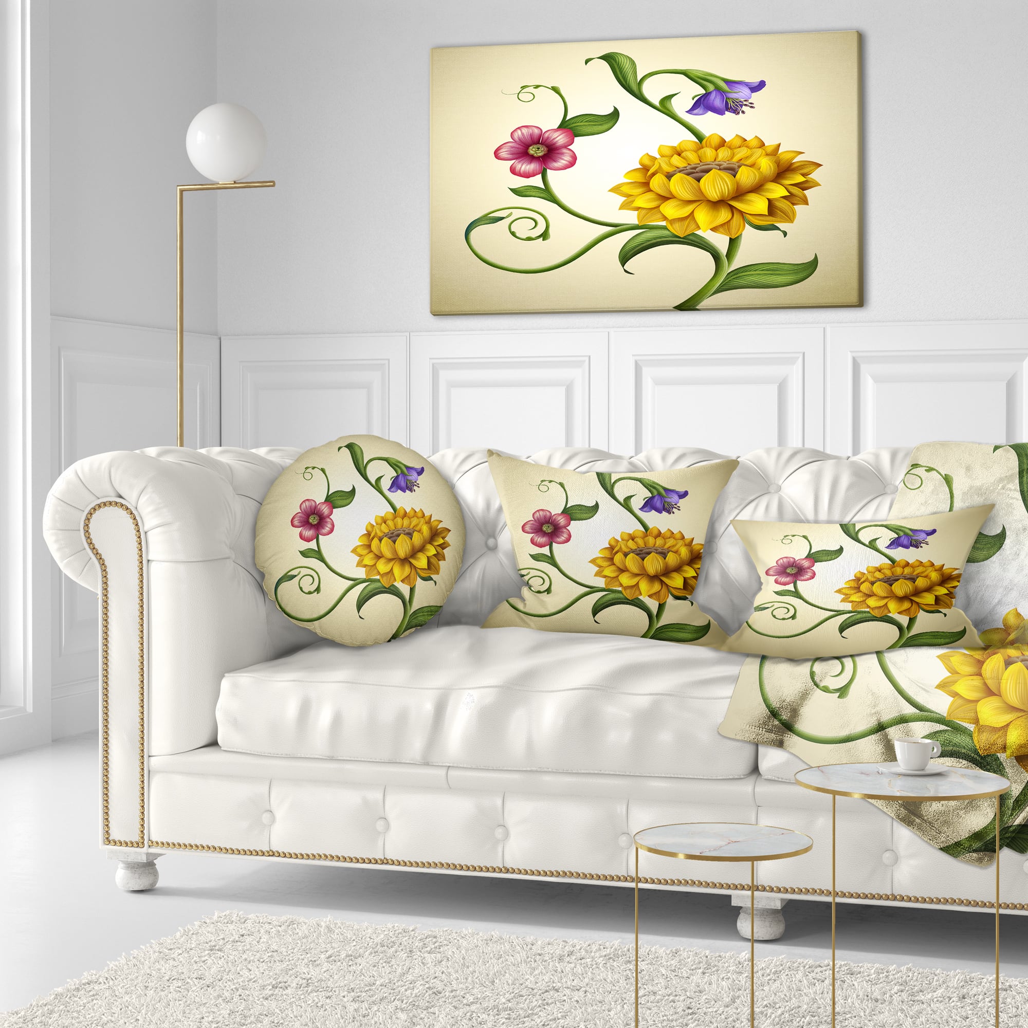 Designart - Flowers and Leaves