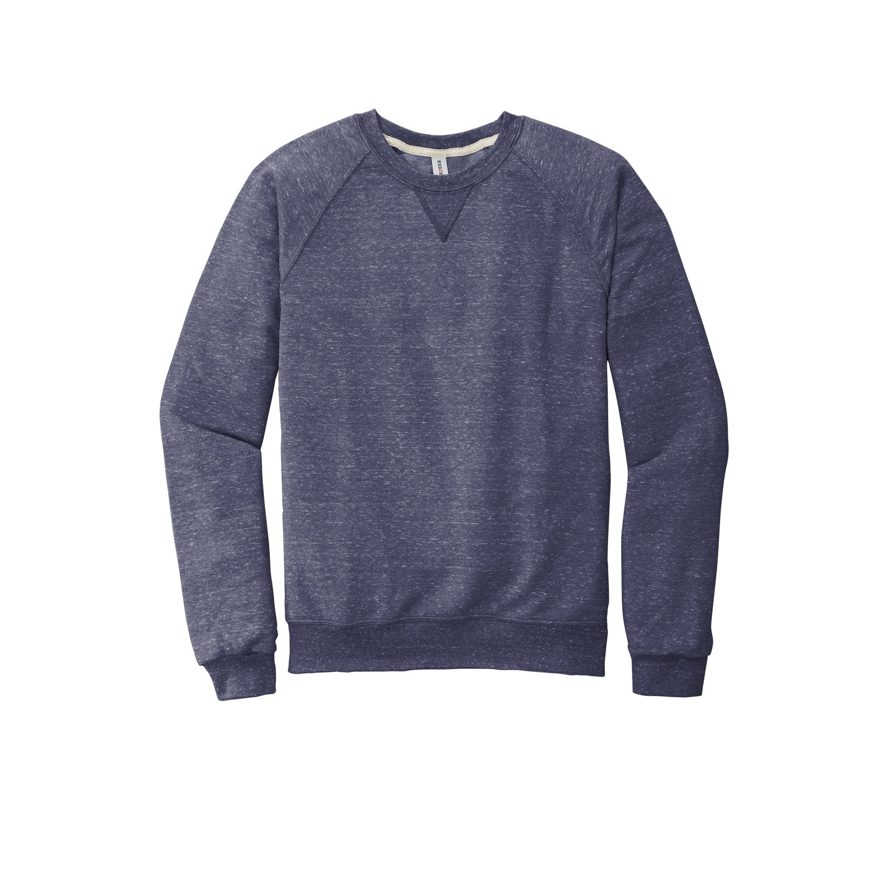 JERZEES&reg; Snow Heather French Terry Raglan Crew in Navy Blue | XL | Michaels&reg;