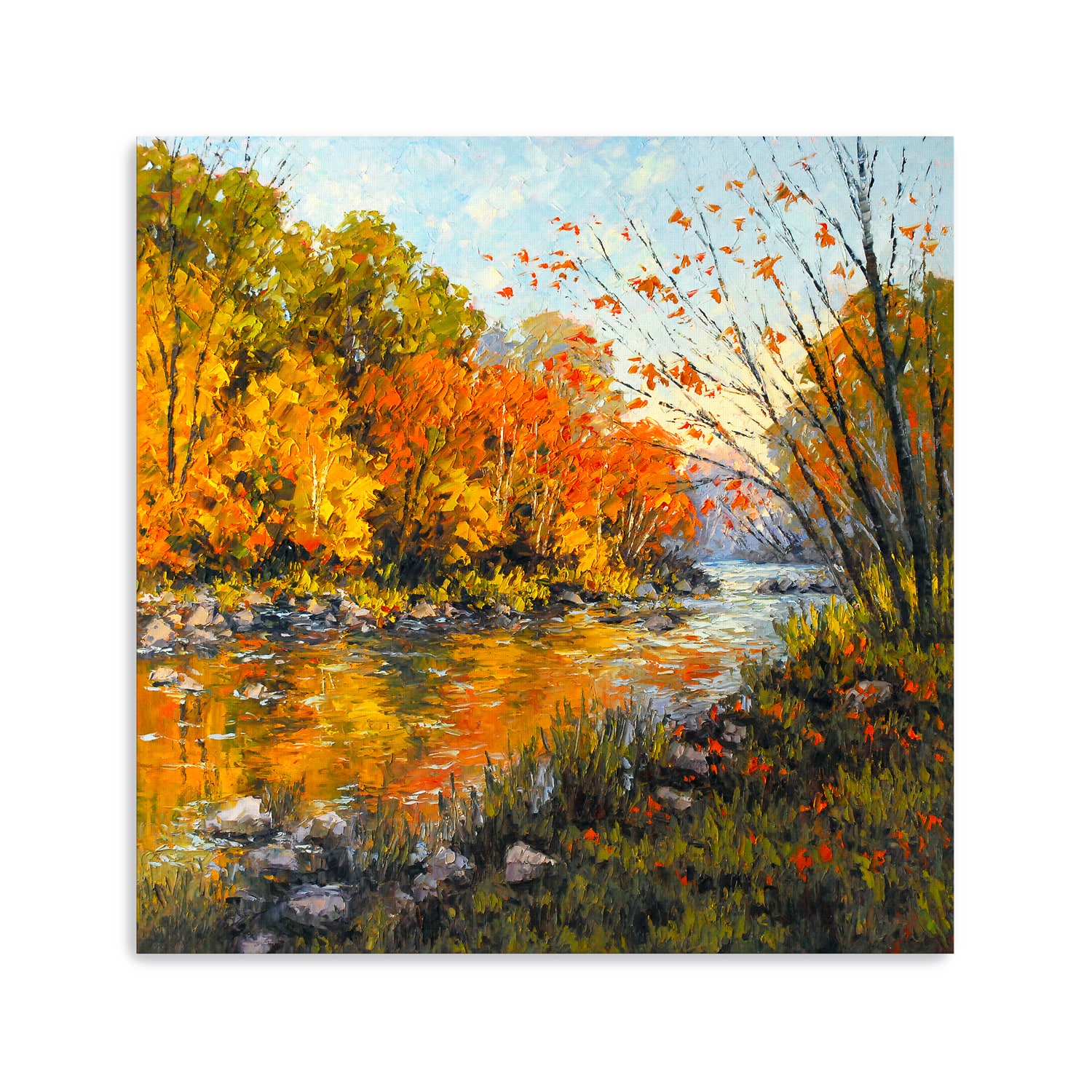 Lumaprints Fall Creek Canvas Giclée Art
